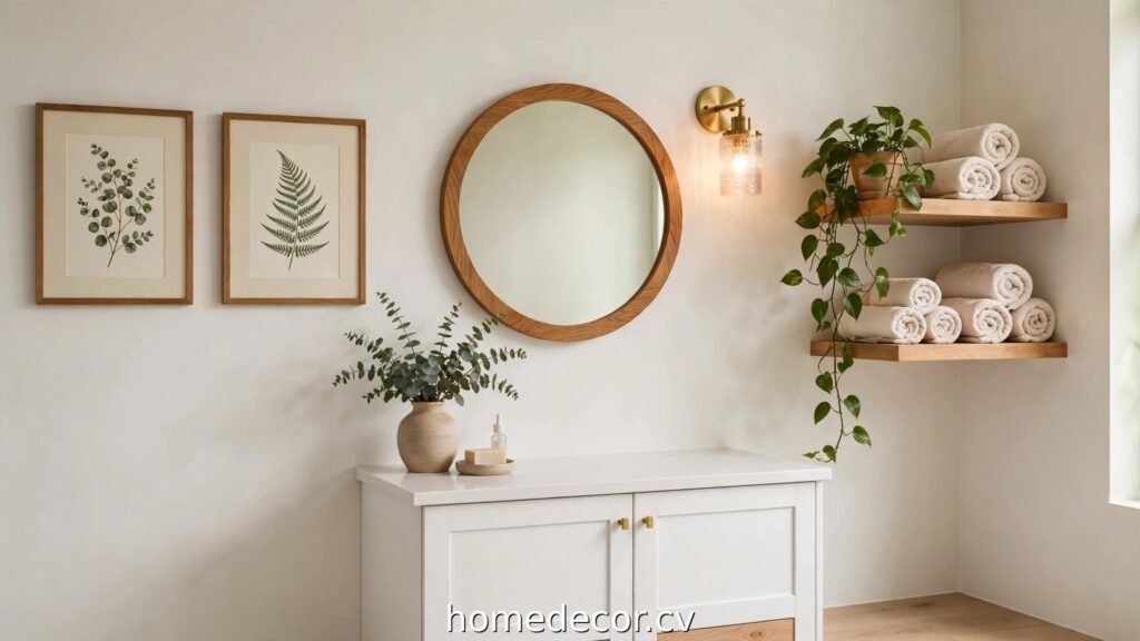15 Bathroom Wall Decor Ideas That Make a Small Space Shine