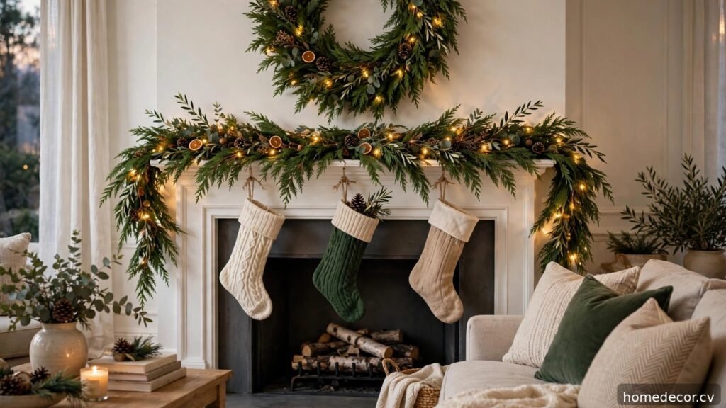 18 Christmas Mantel Ideas for a Stunning Focal Point