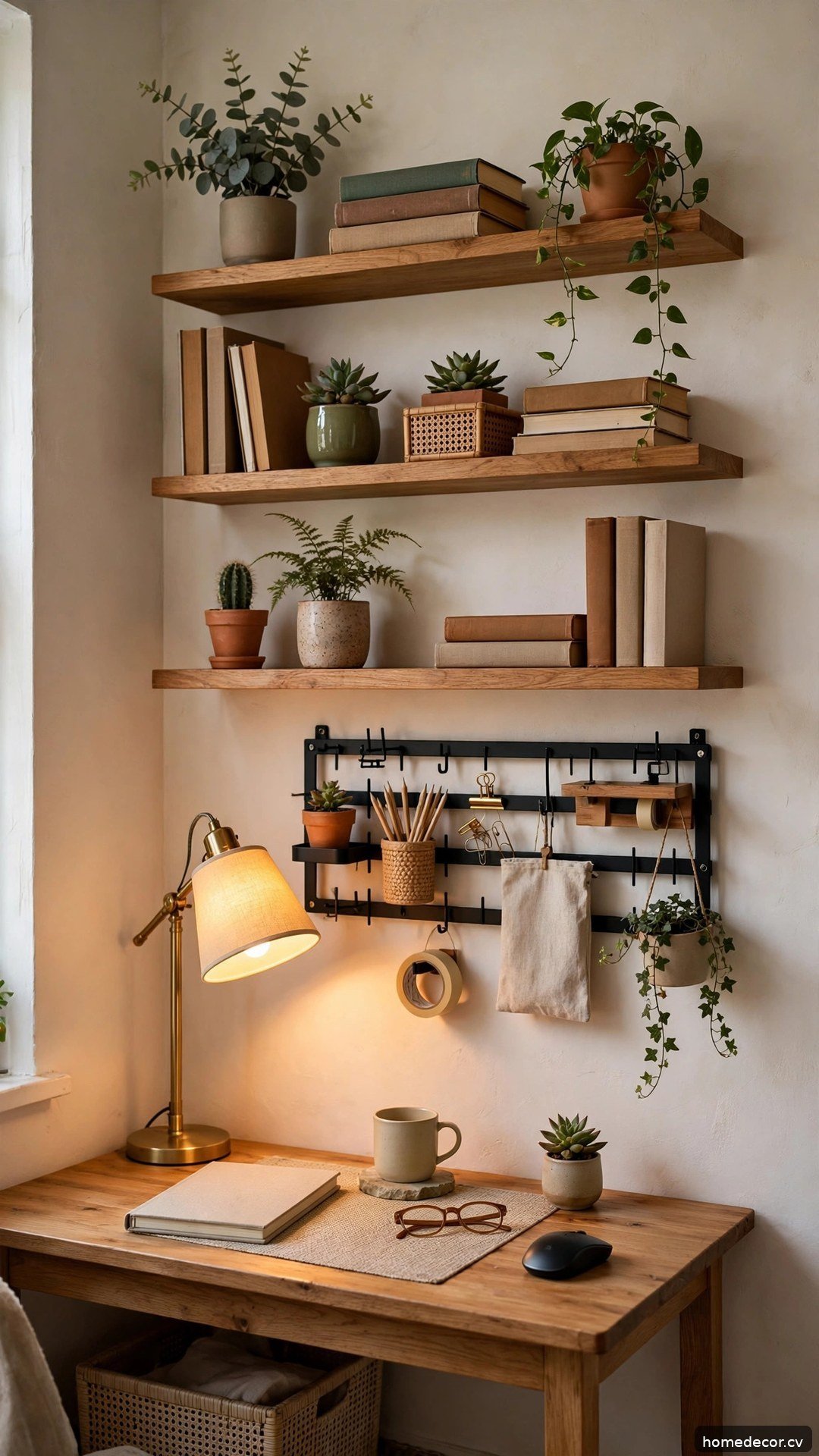Closet Office (Cloffice) - small home office idea