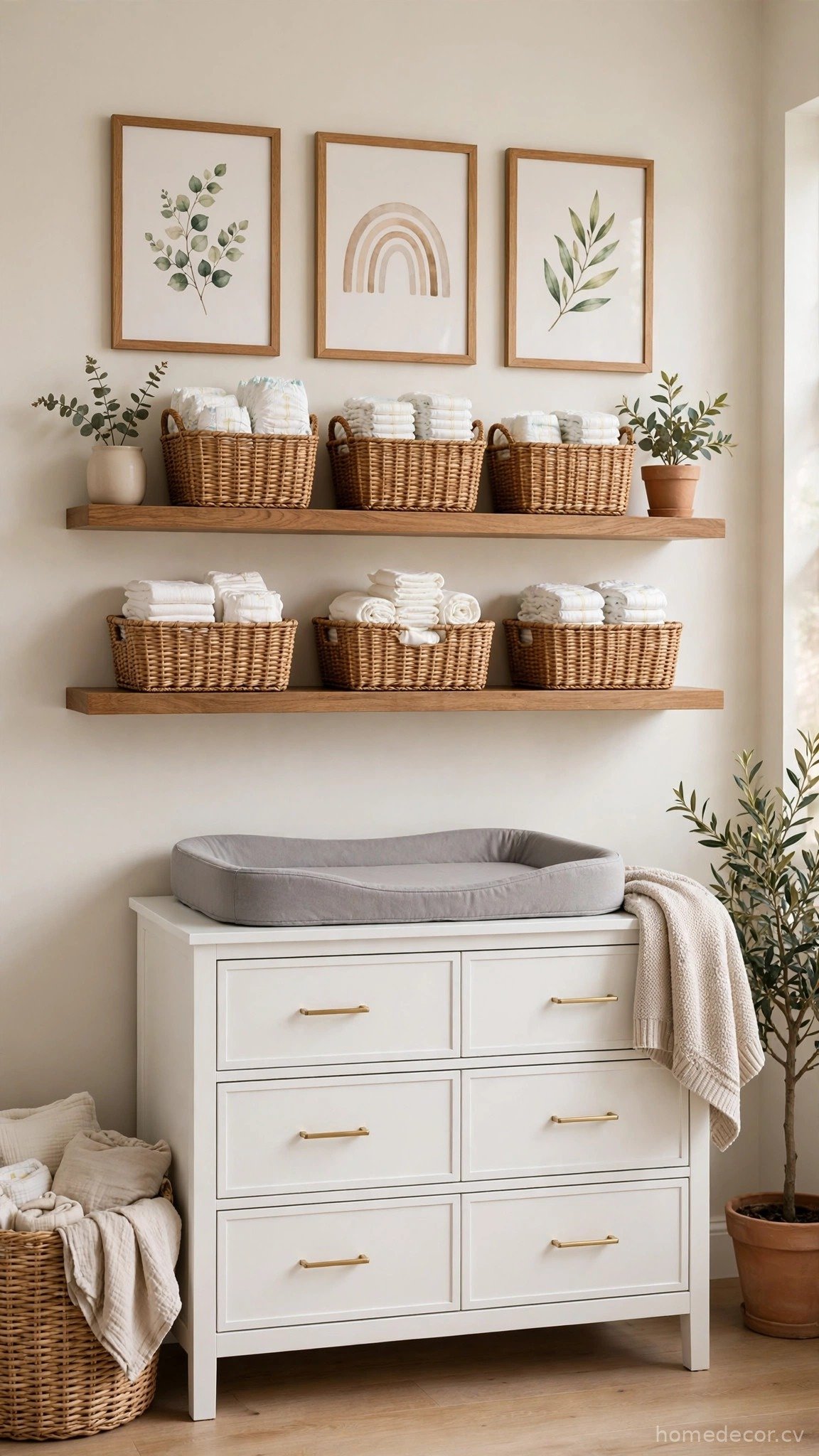 Create a Dedicated Diaper Changing Station