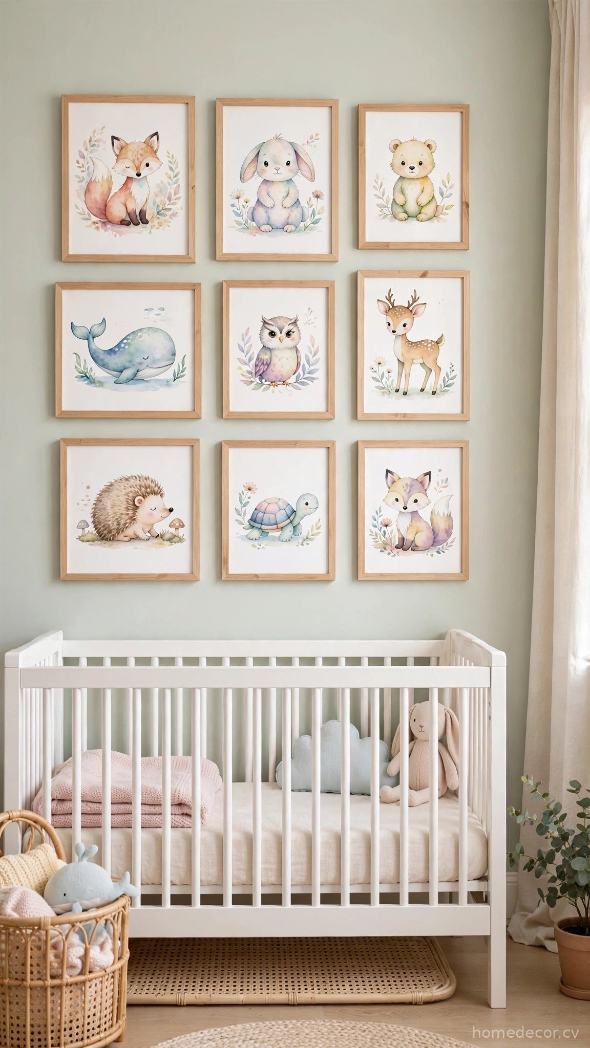 Hang Whimsical Wall Art at Eye Level