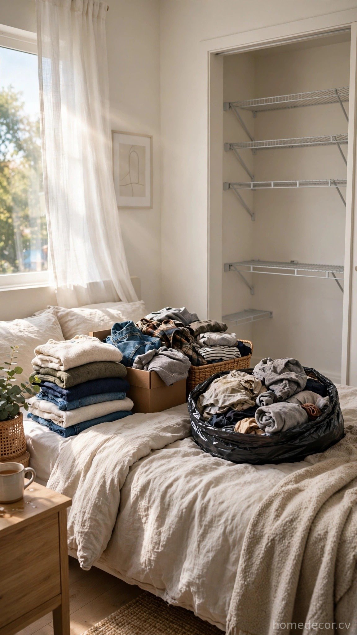 Start by Emptying and Sorting Everything