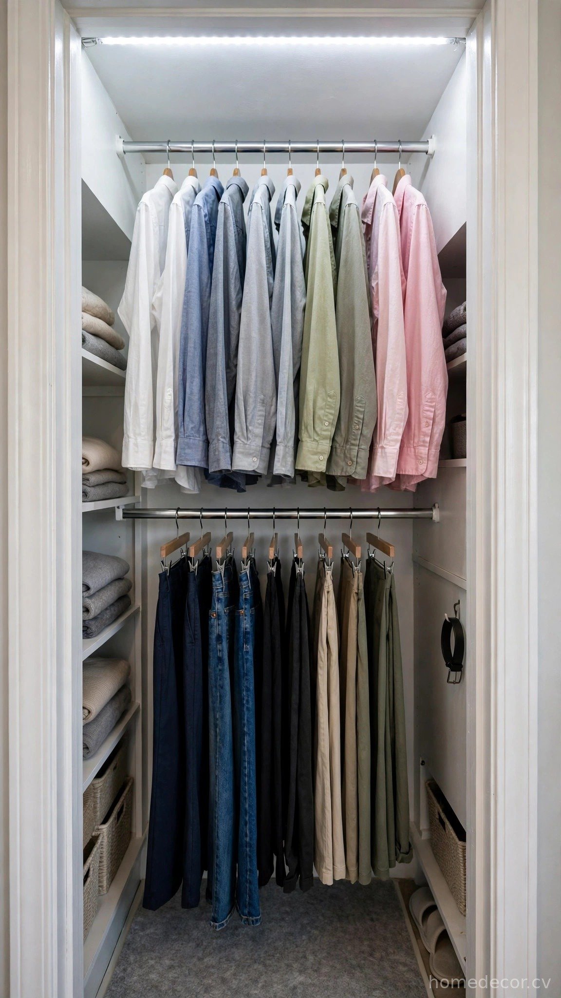 Add a Double-Hang Rod to Double Space