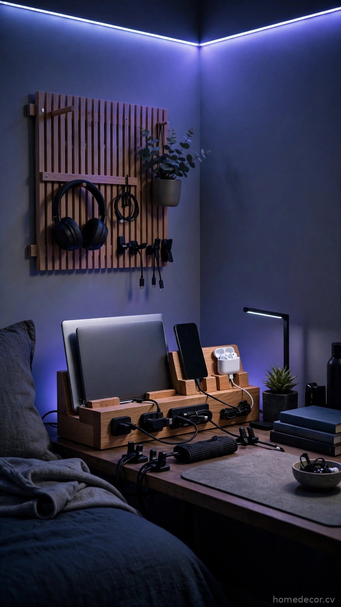 Set Up a Charging and Tech Station
