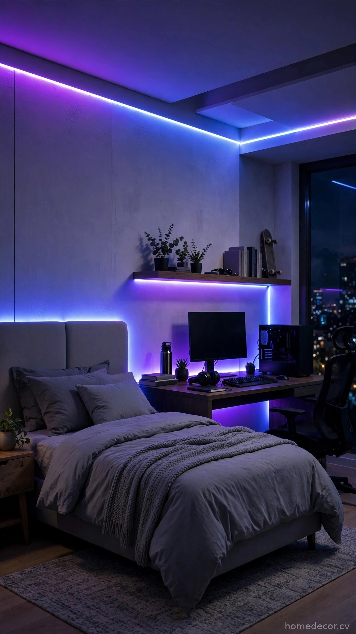 Add LED Strip Lights with Color Control