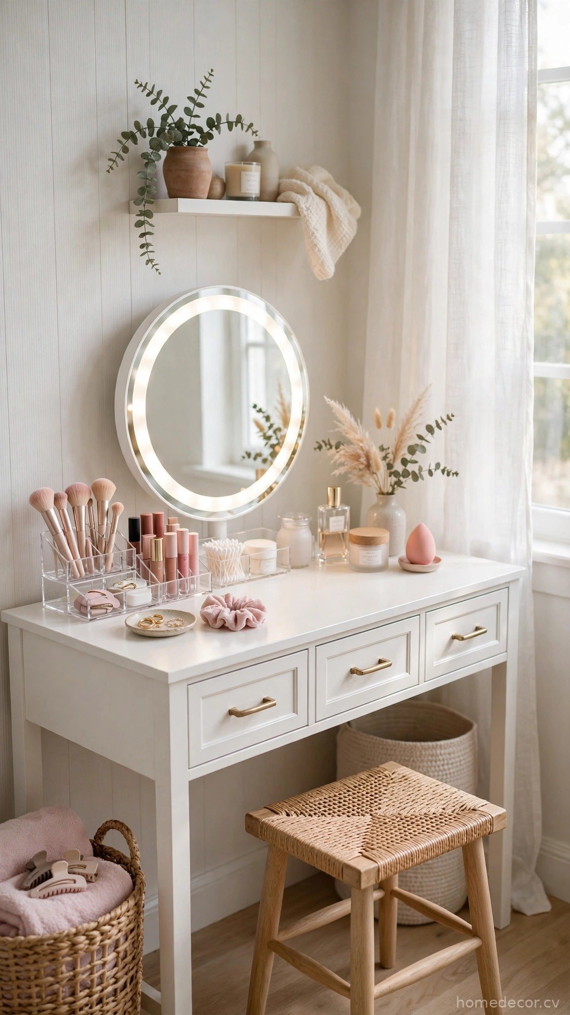 Include a Vanity or Grooming Station