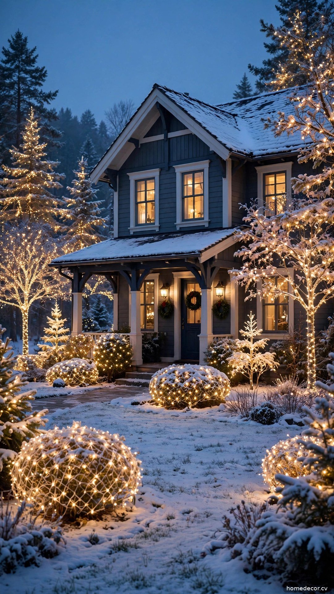 12 Outdoor Christmas Lighting Ideas That Wow - Home Decor