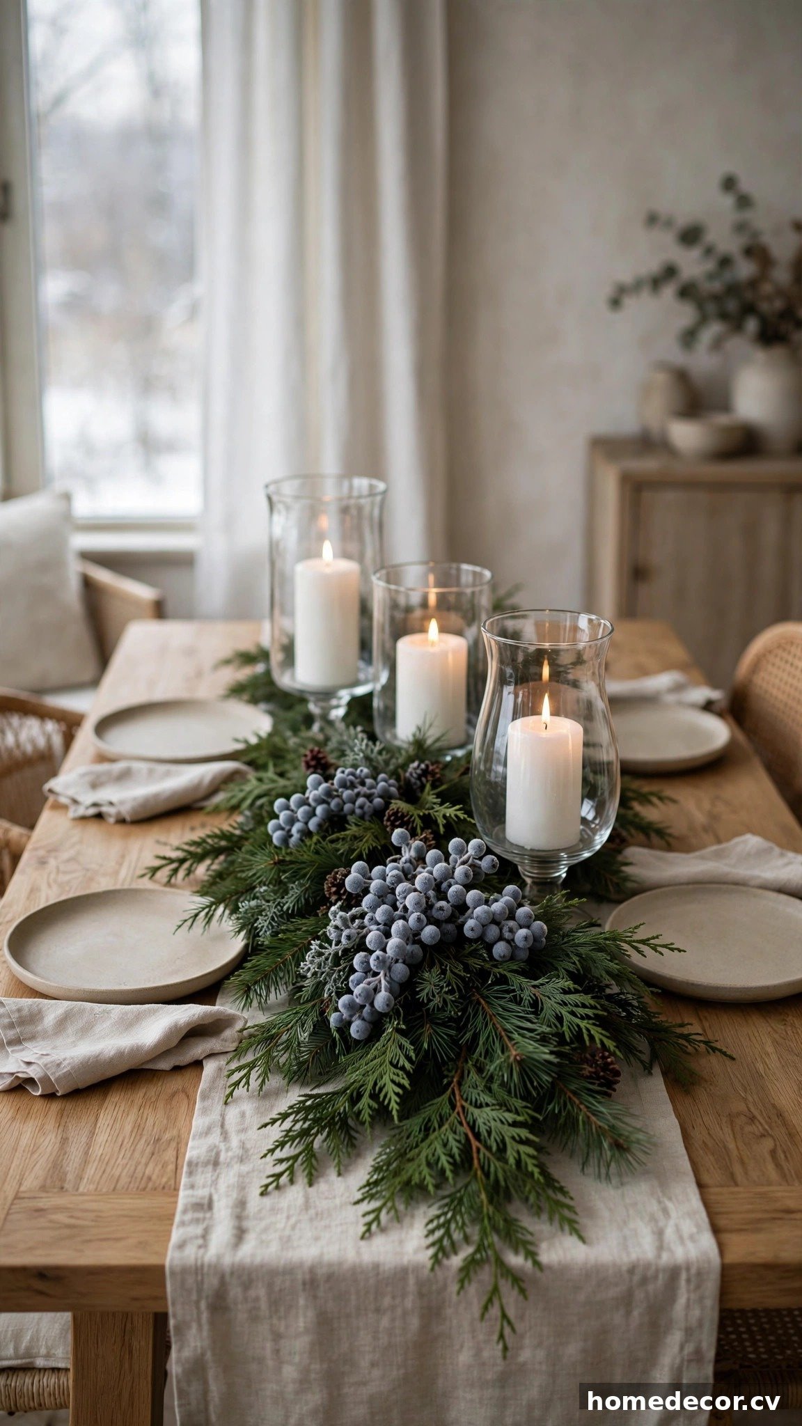 14 Winter Tablescape Ideas After Christmas - Idea 1