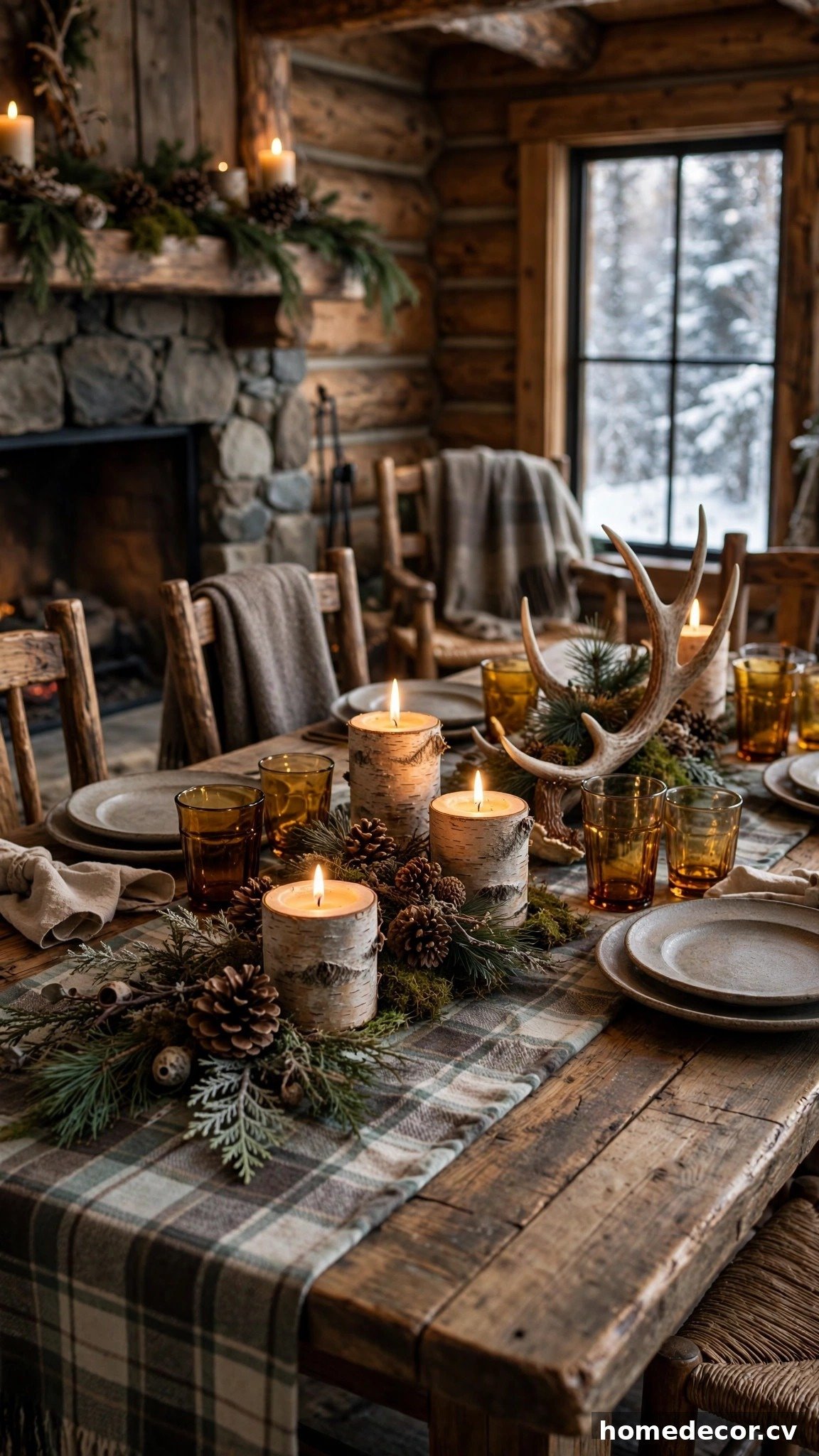 14 Winter Tablescape Ideas After Christmas - Idea 3