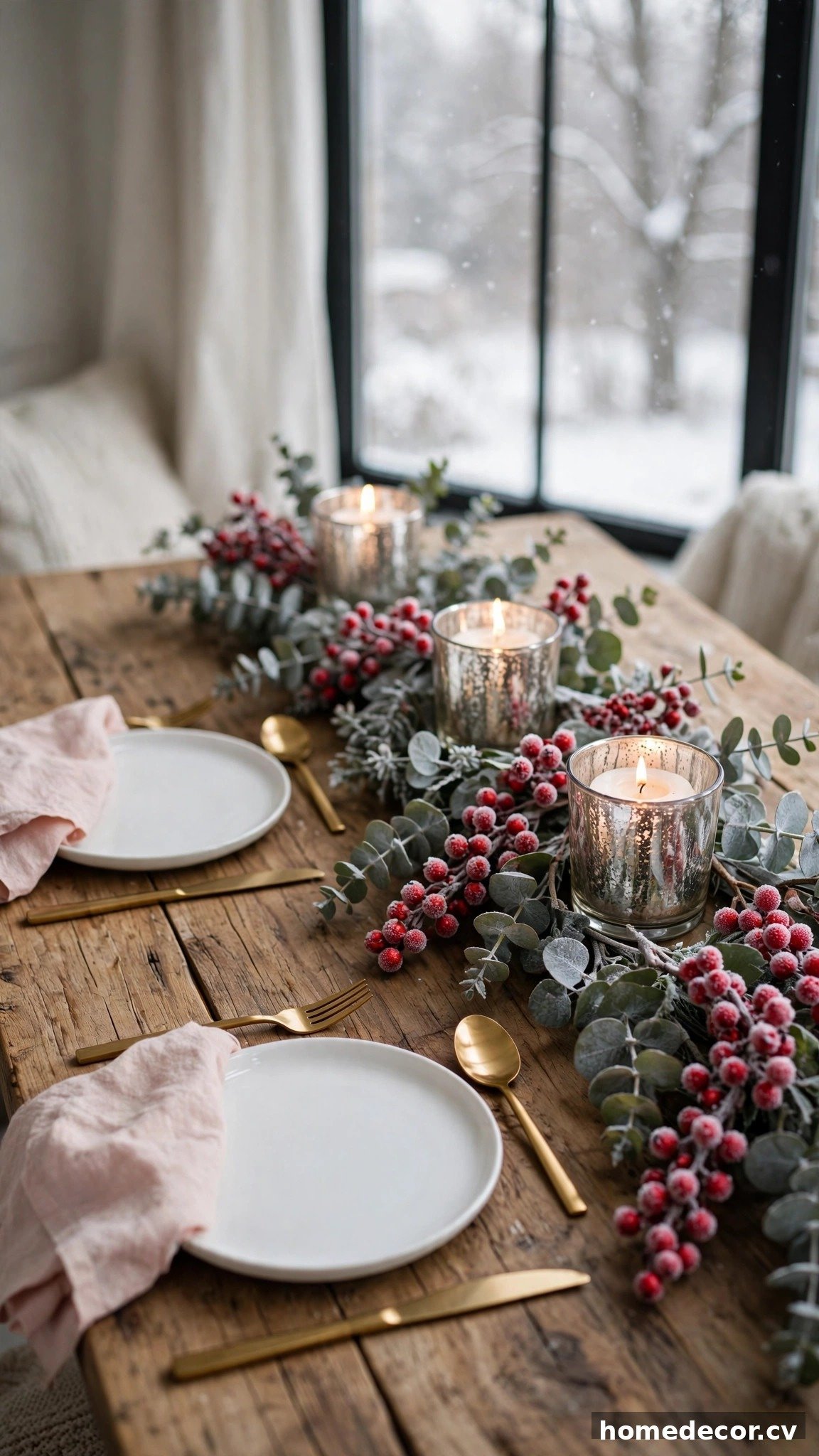 14 Winter Tablescape Ideas After Christmas - Idea 4