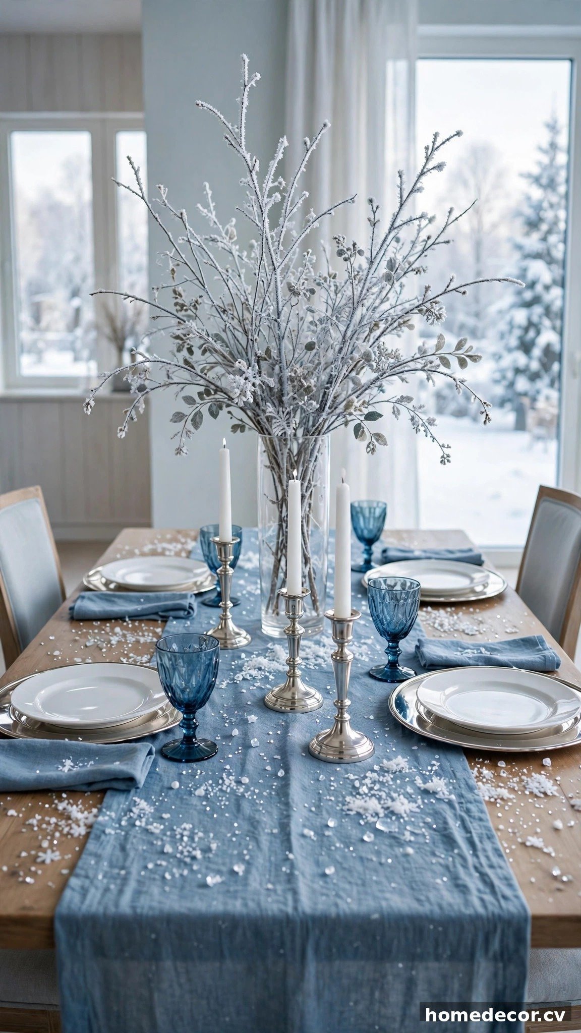 14 Winter Tablescape Ideas After Christmas - Idea 6
