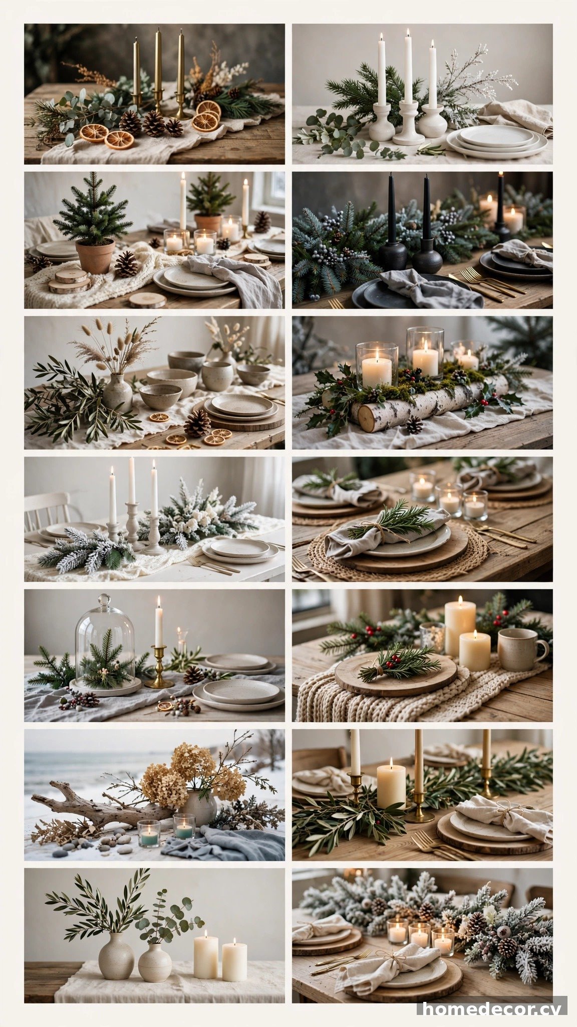 Pinterest pin: 14 Winter Tablescape Ideas After Christmas