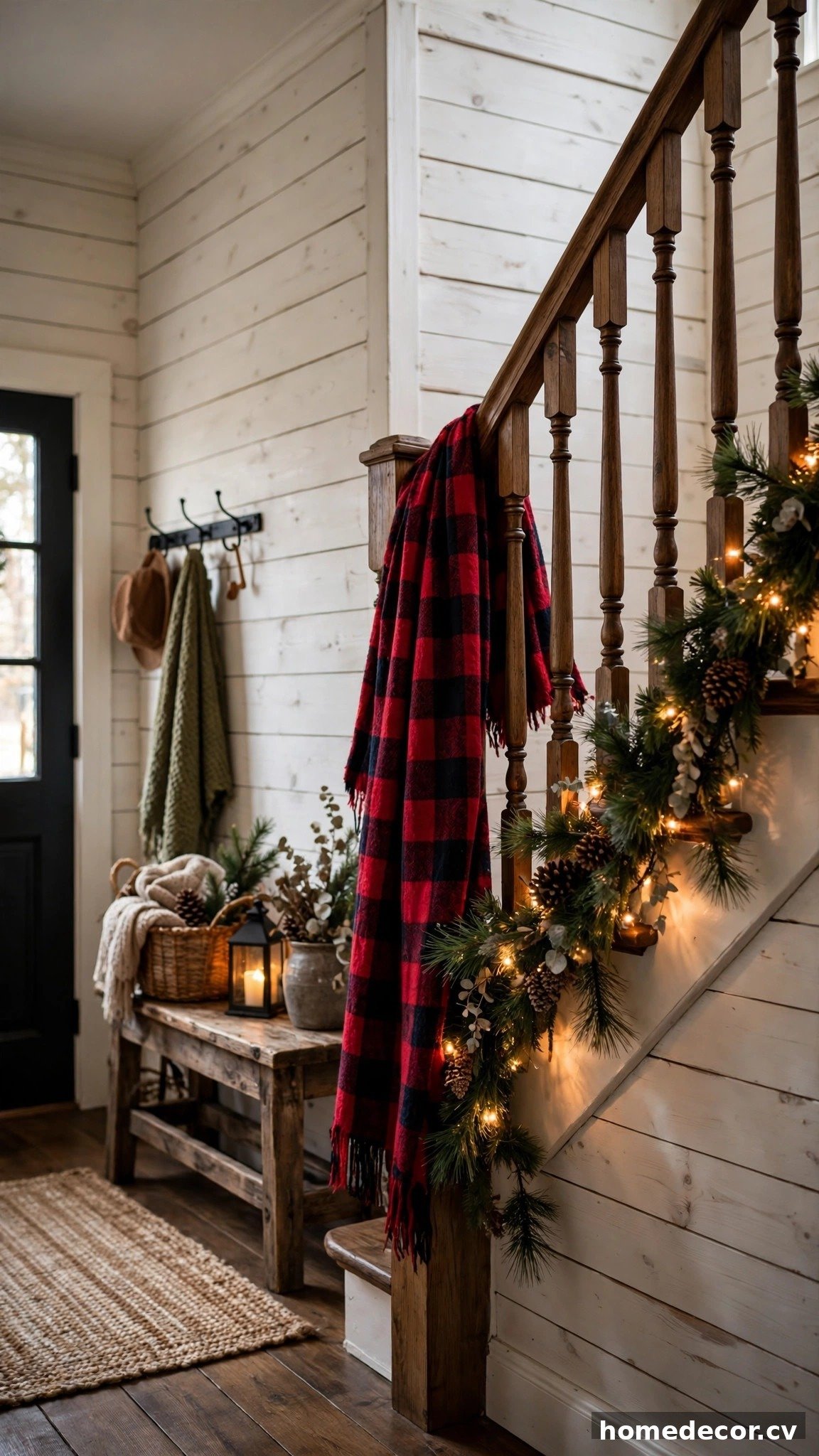 14 Christmas Staircase Ideas - Idea 10