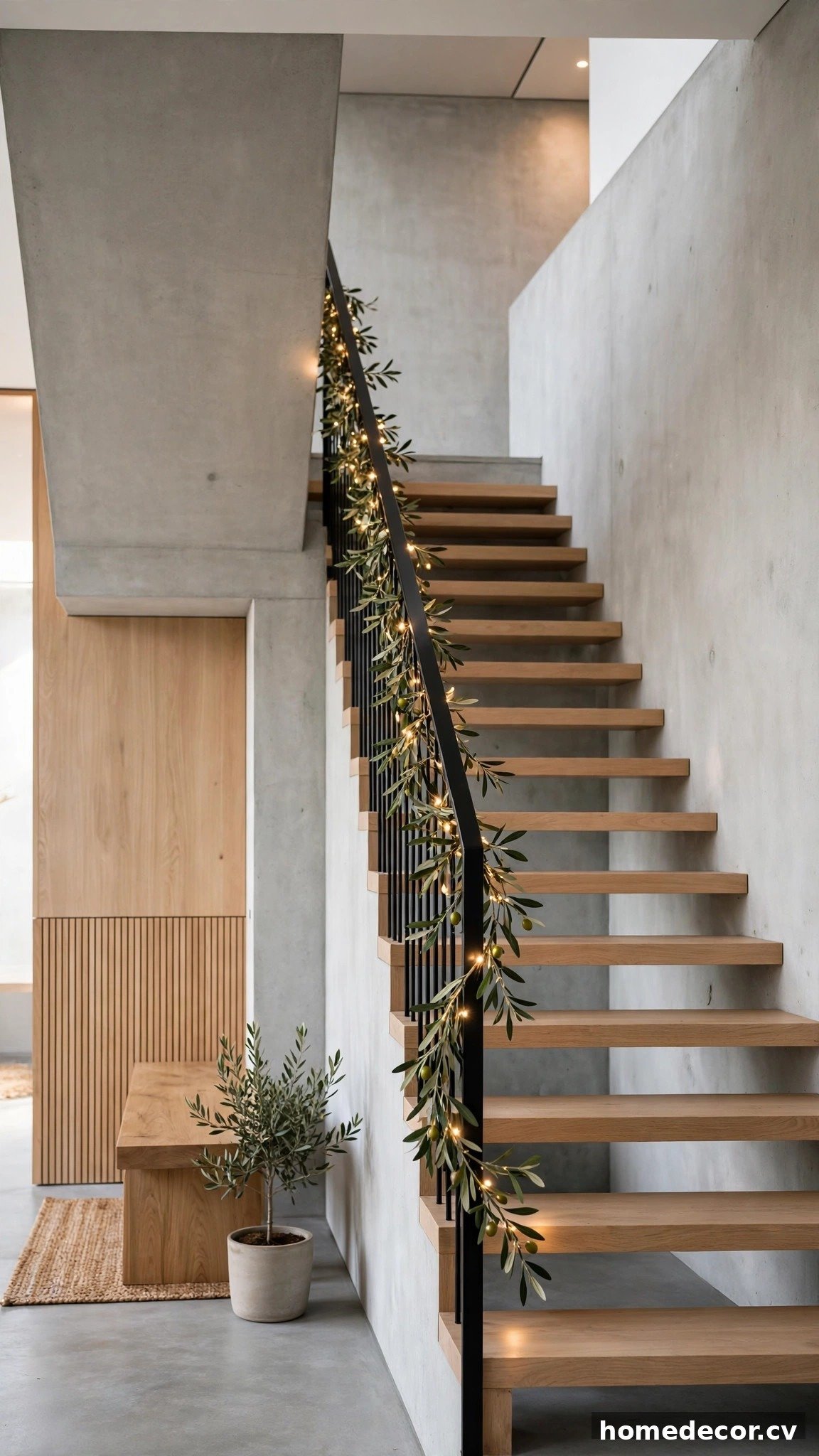 14 Christmas Staircase Ideas - Idea 11