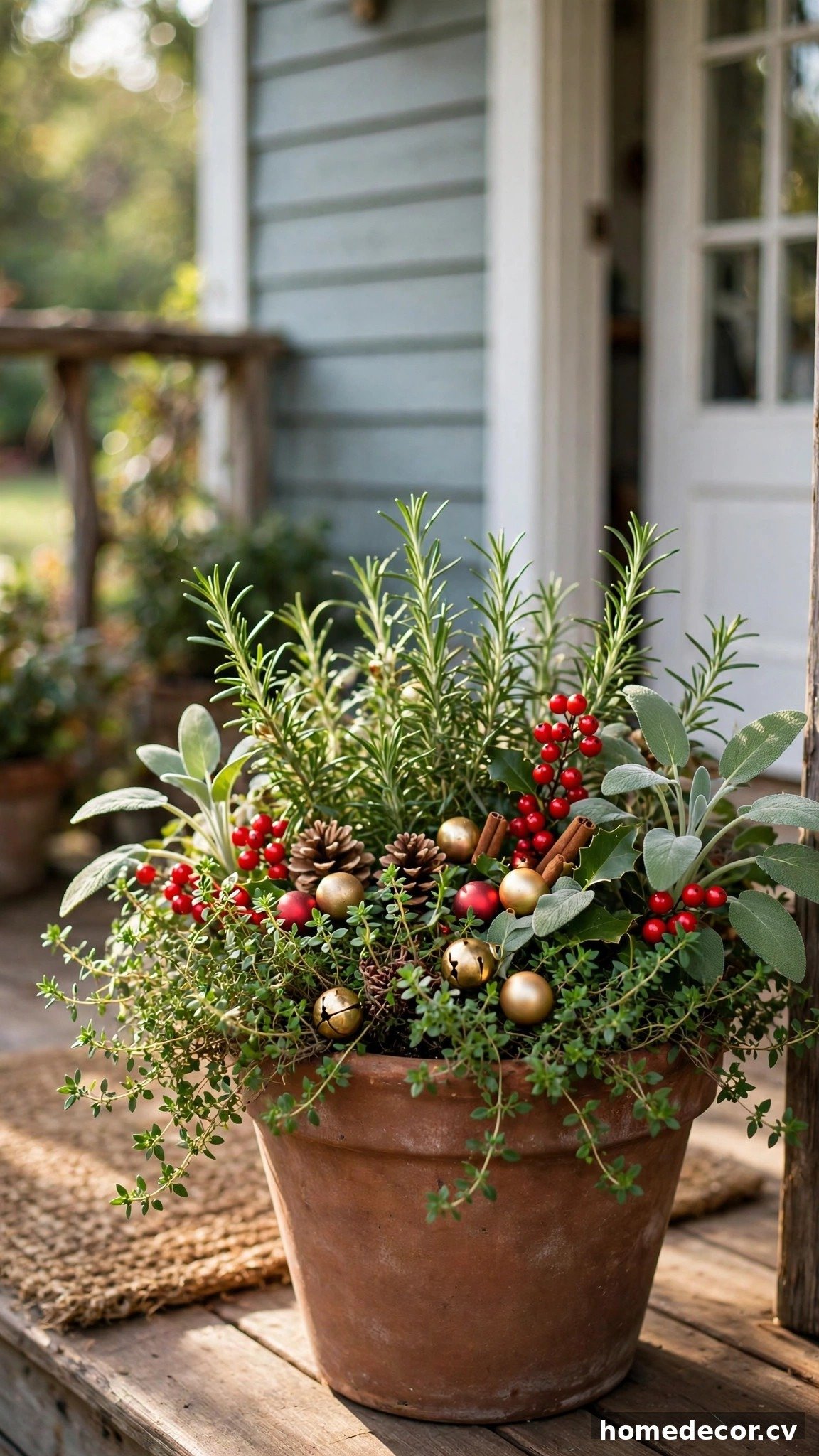 13 Christmas Planter Ideas - Idea 12