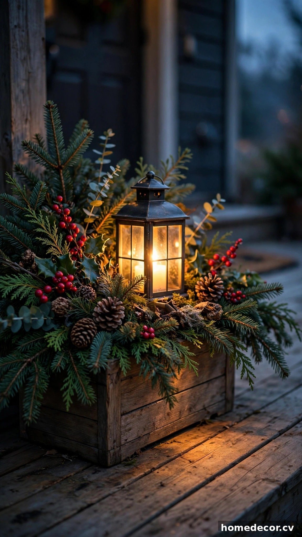 13 Christmas Planter Ideas - Idea 3