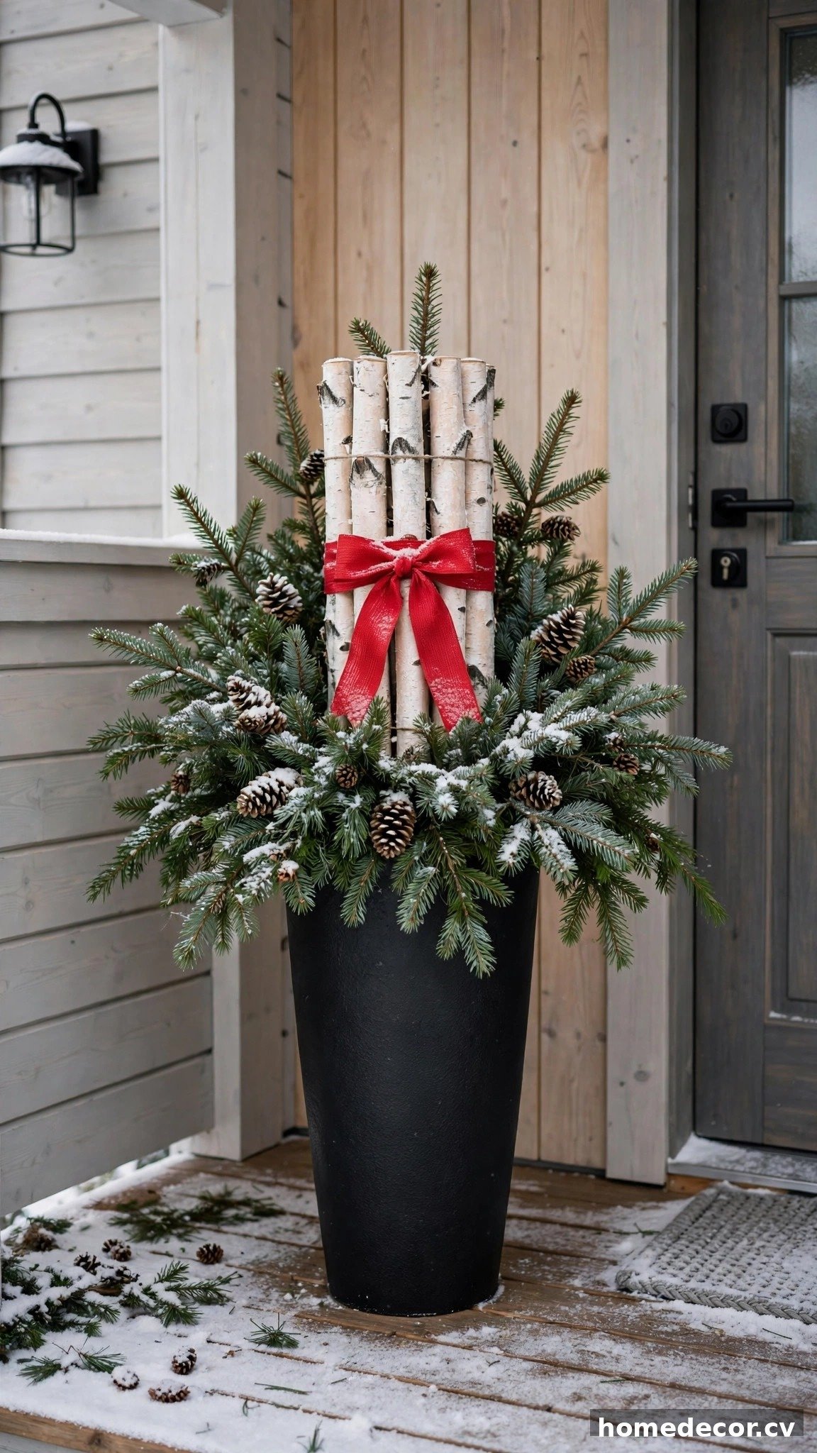 13 Christmas Planter Ideas - Idea 6