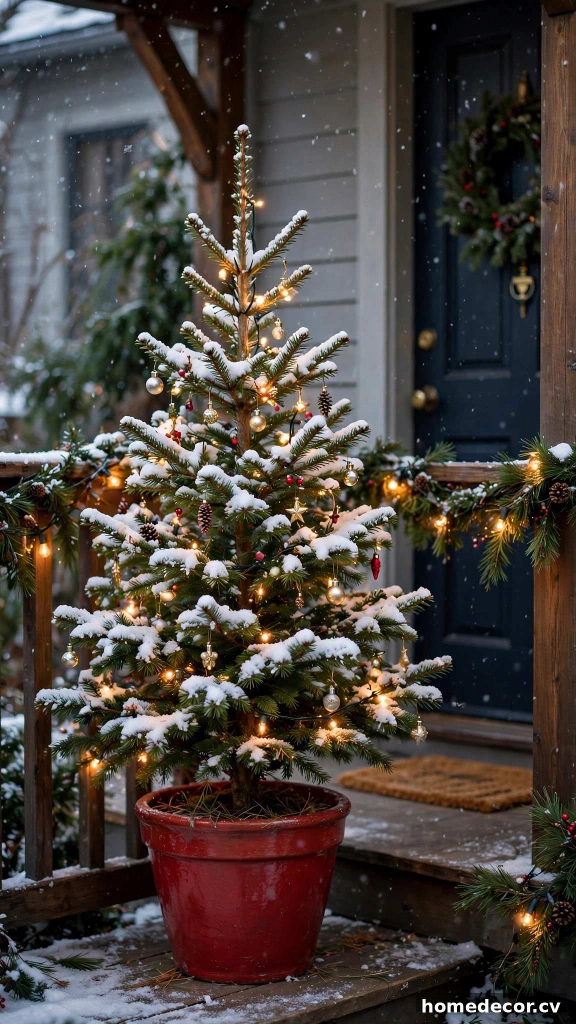 13 Christmas Planter Ideas - Idea 8