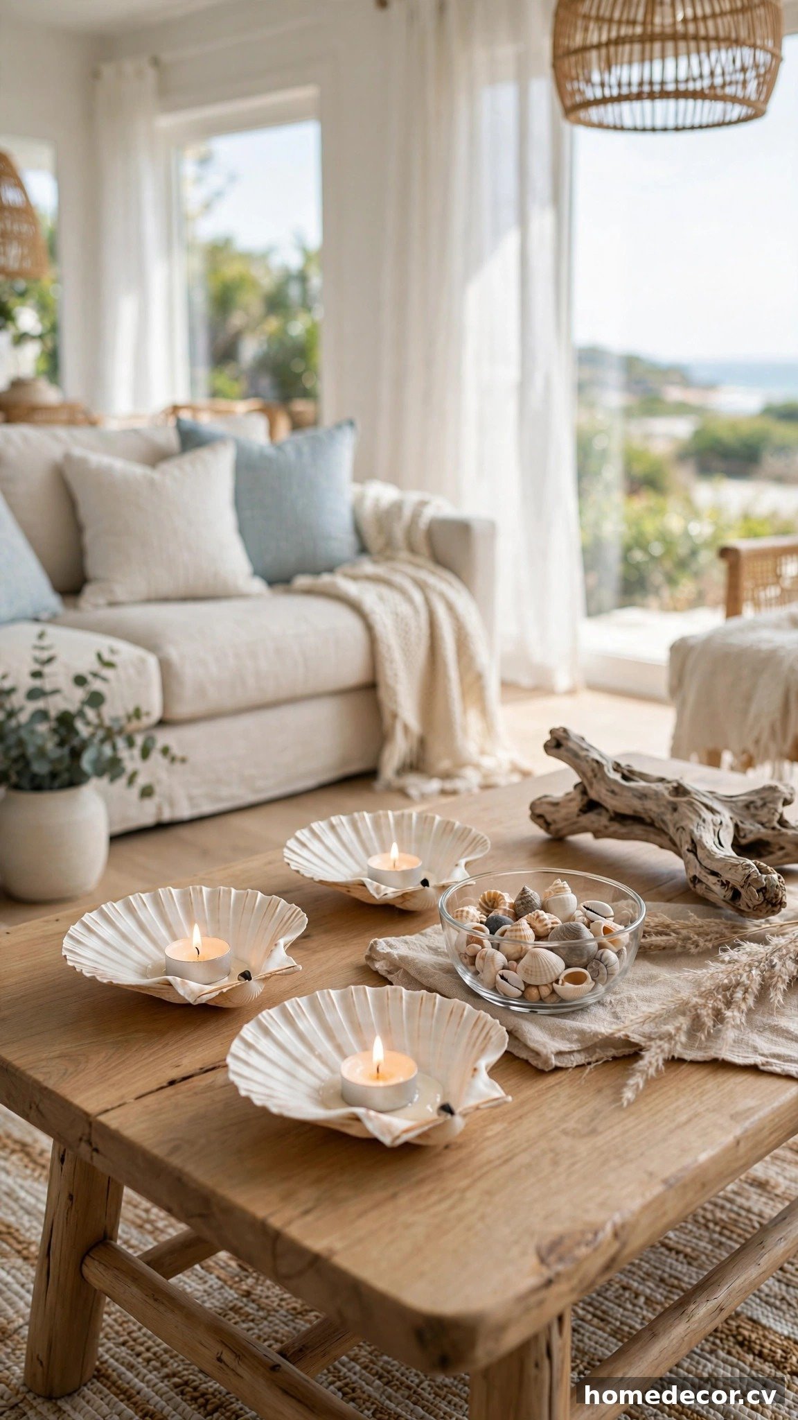 15 Summer Coffee Table Decor Ideas - Idea 14