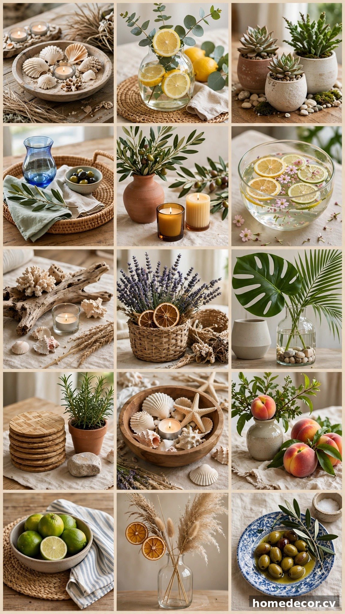 Pinterest pin: 15 Summer Coffee Table Decor Ideas