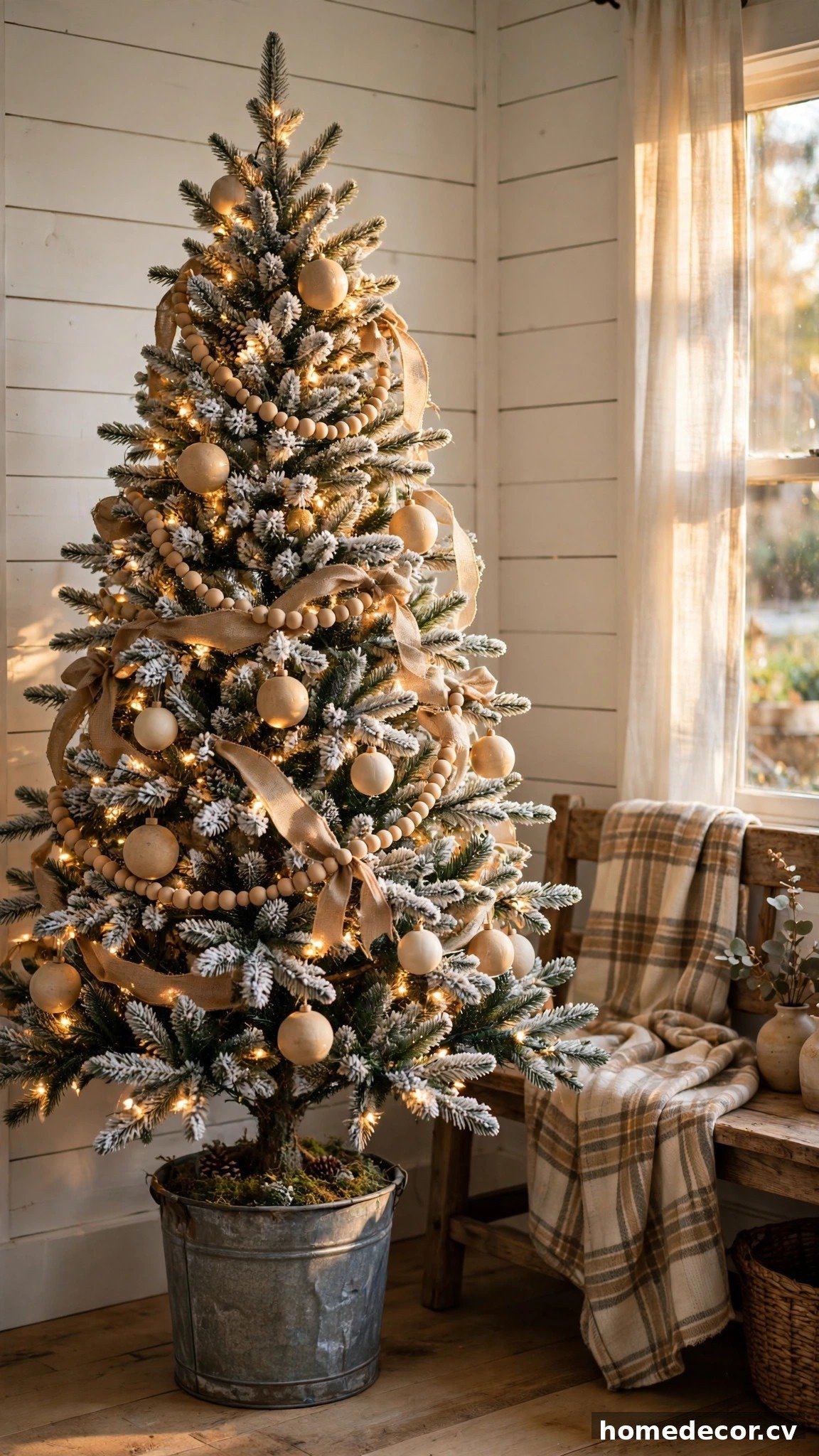 15 Christmas Farmhouse Decor Ideas - Idea 1