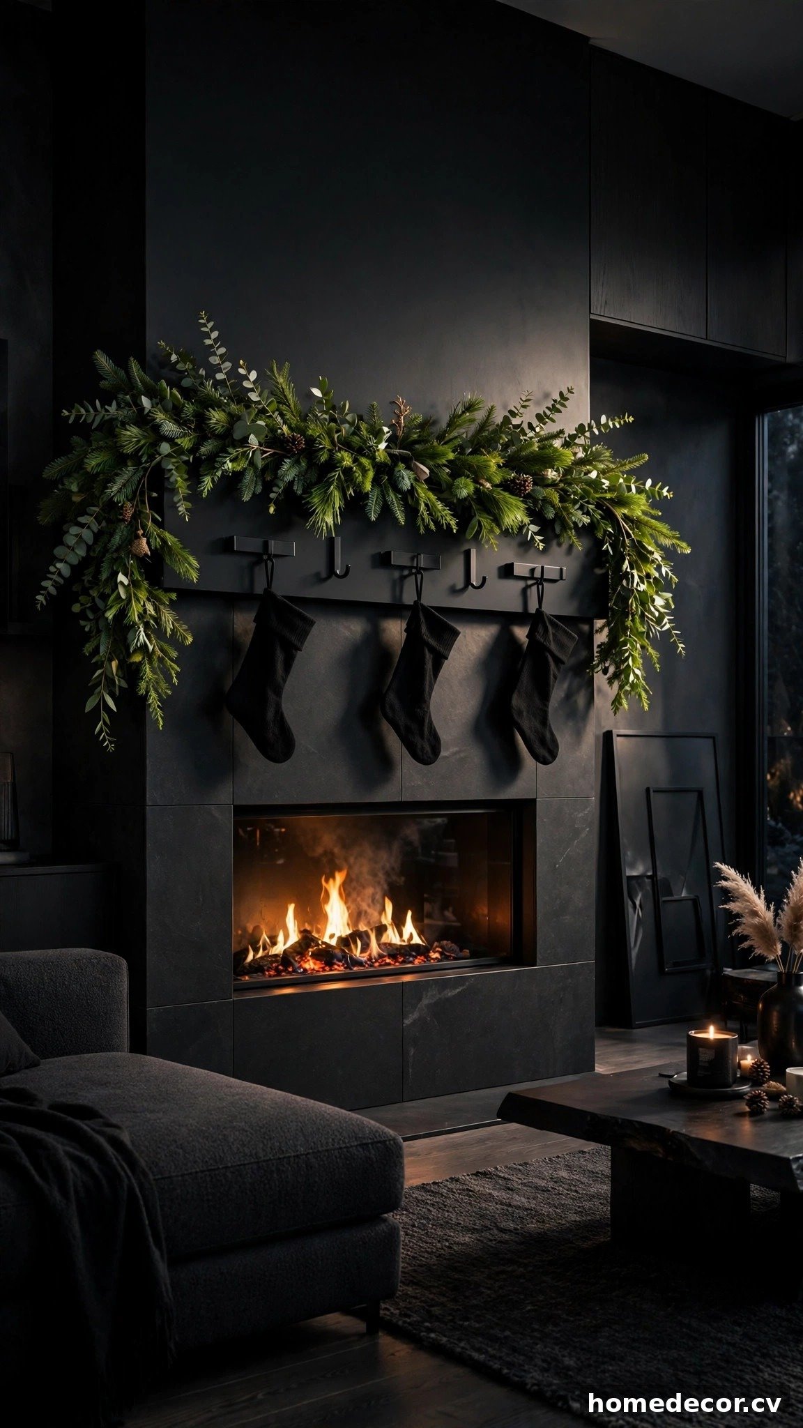 15 Christmas Fireplace Decor Ideas - Idea 10