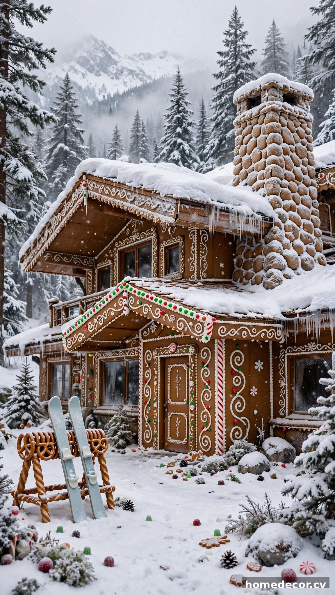 15 Christmas Gingerbread House Ideas - Idea 11