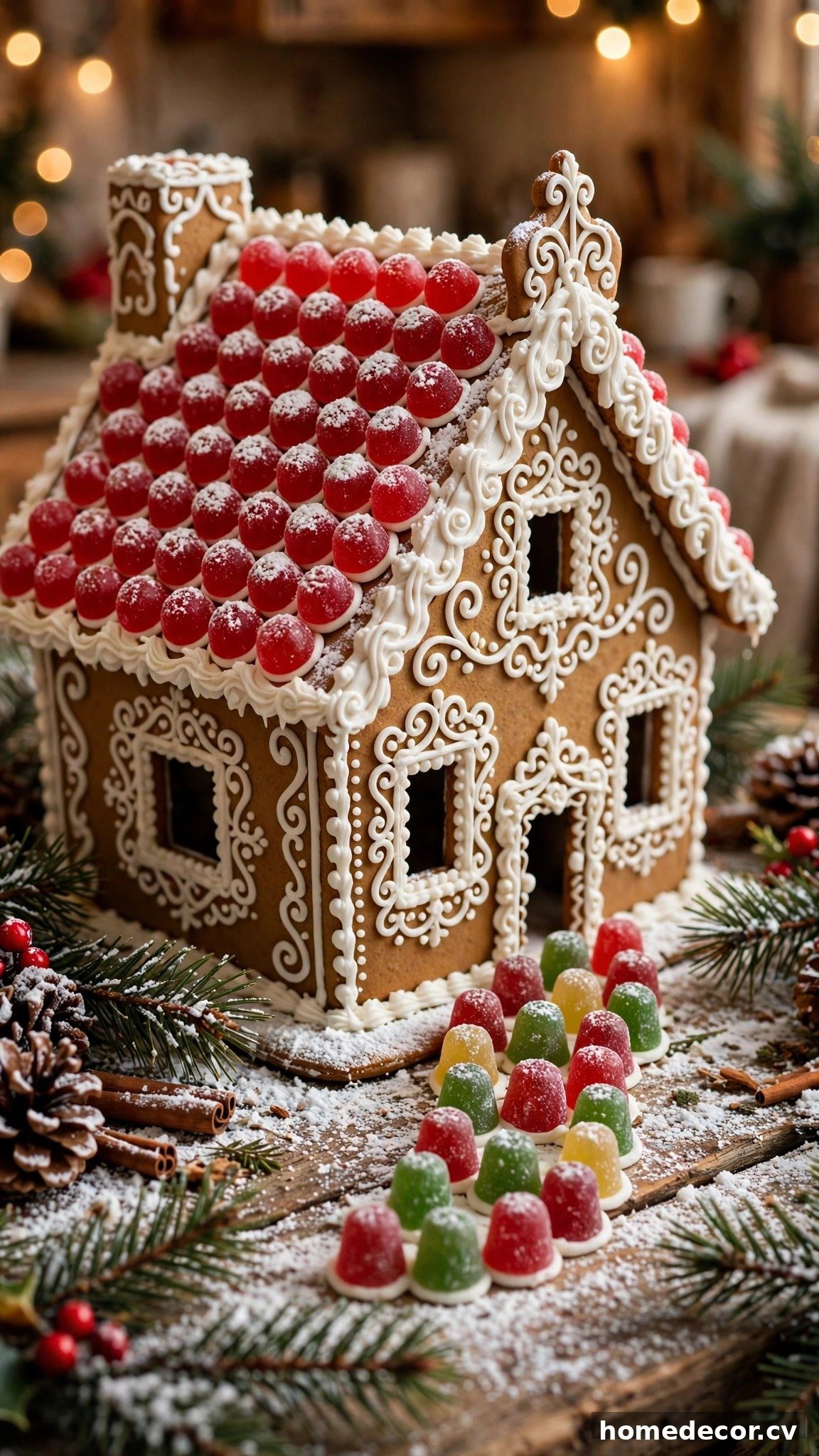 15 Christmas Gingerbread House Ideas - Idea 3