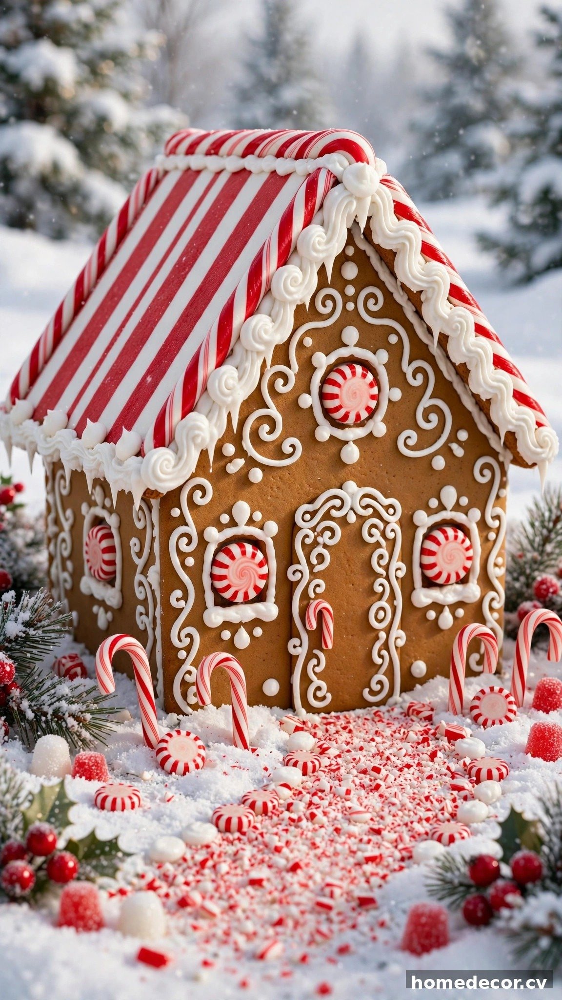 15 Christmas Gingerbread House Ideas - Idea 8