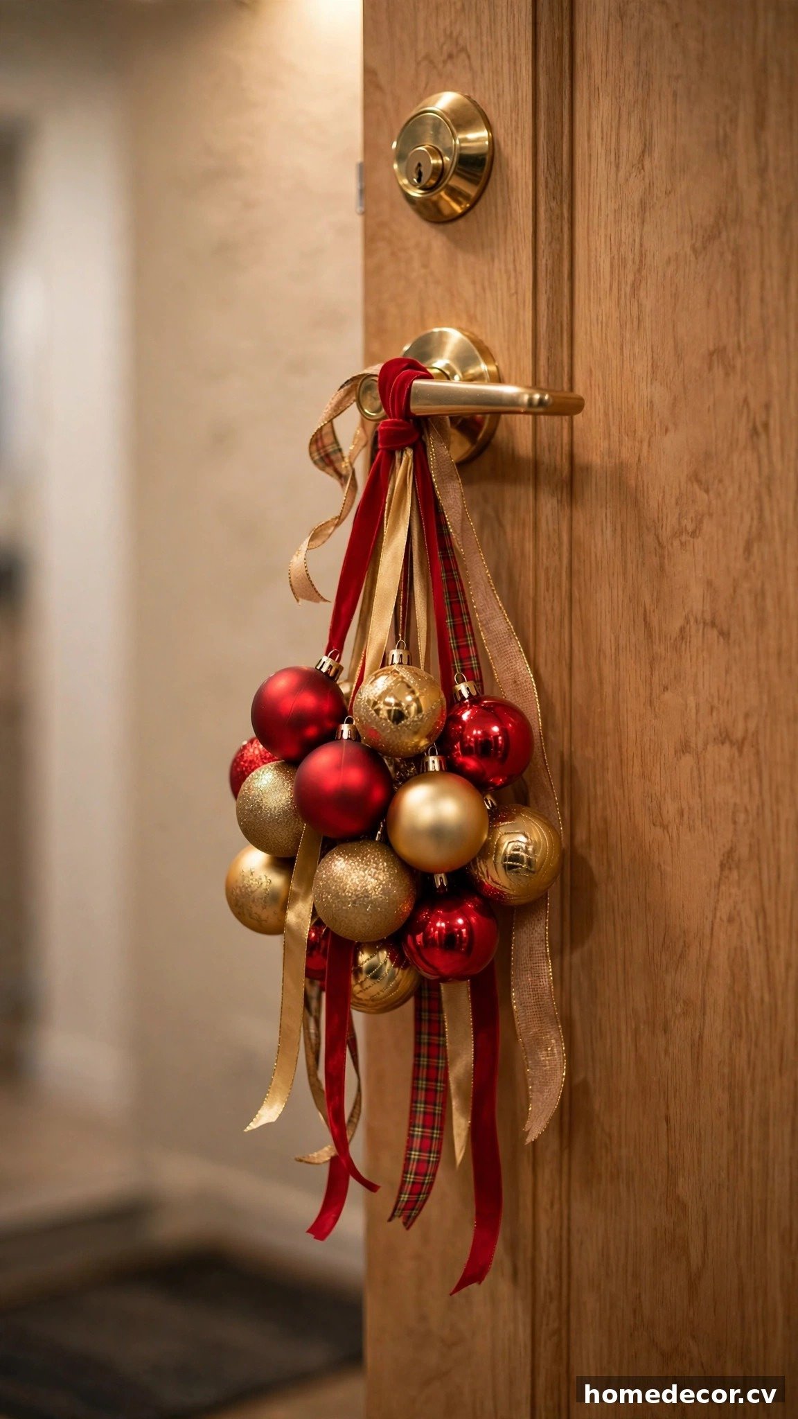 15 Apartment Christmas Door Decor Ideas - Idea 14