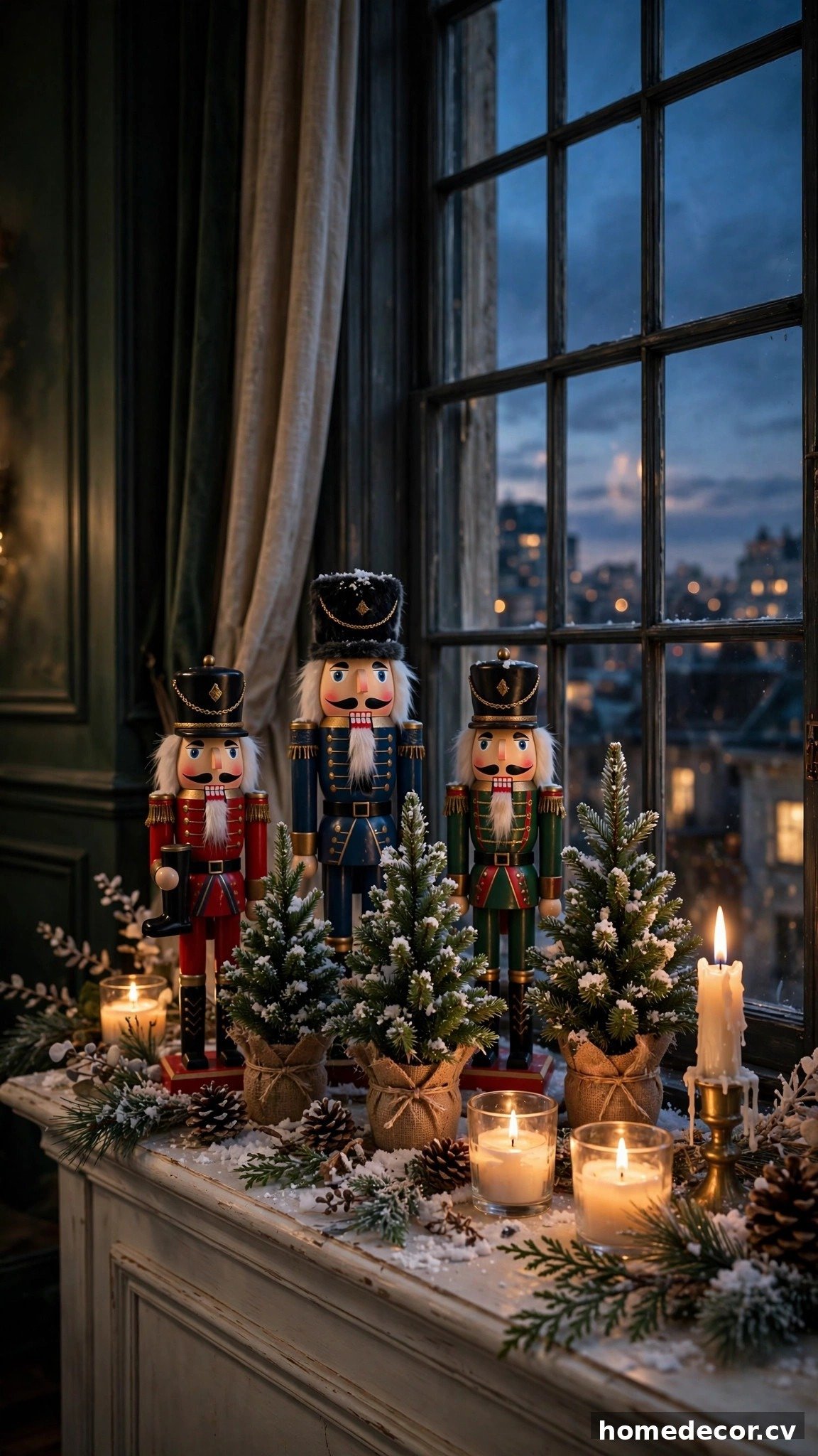15 Christmas Window Decor Ideas - Idea 13