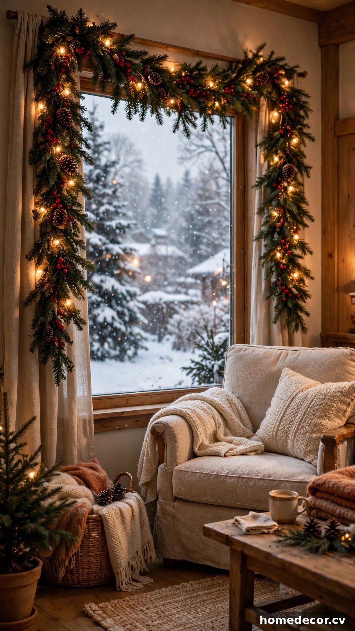 15 Christmas Window Decor Ideas - Idea 8