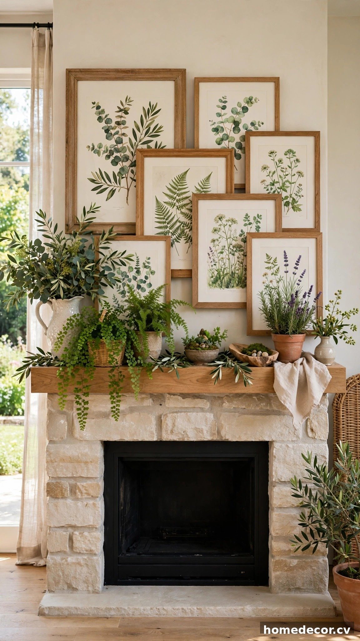 14 Summer Mantel Decor Ideas - Idea 5