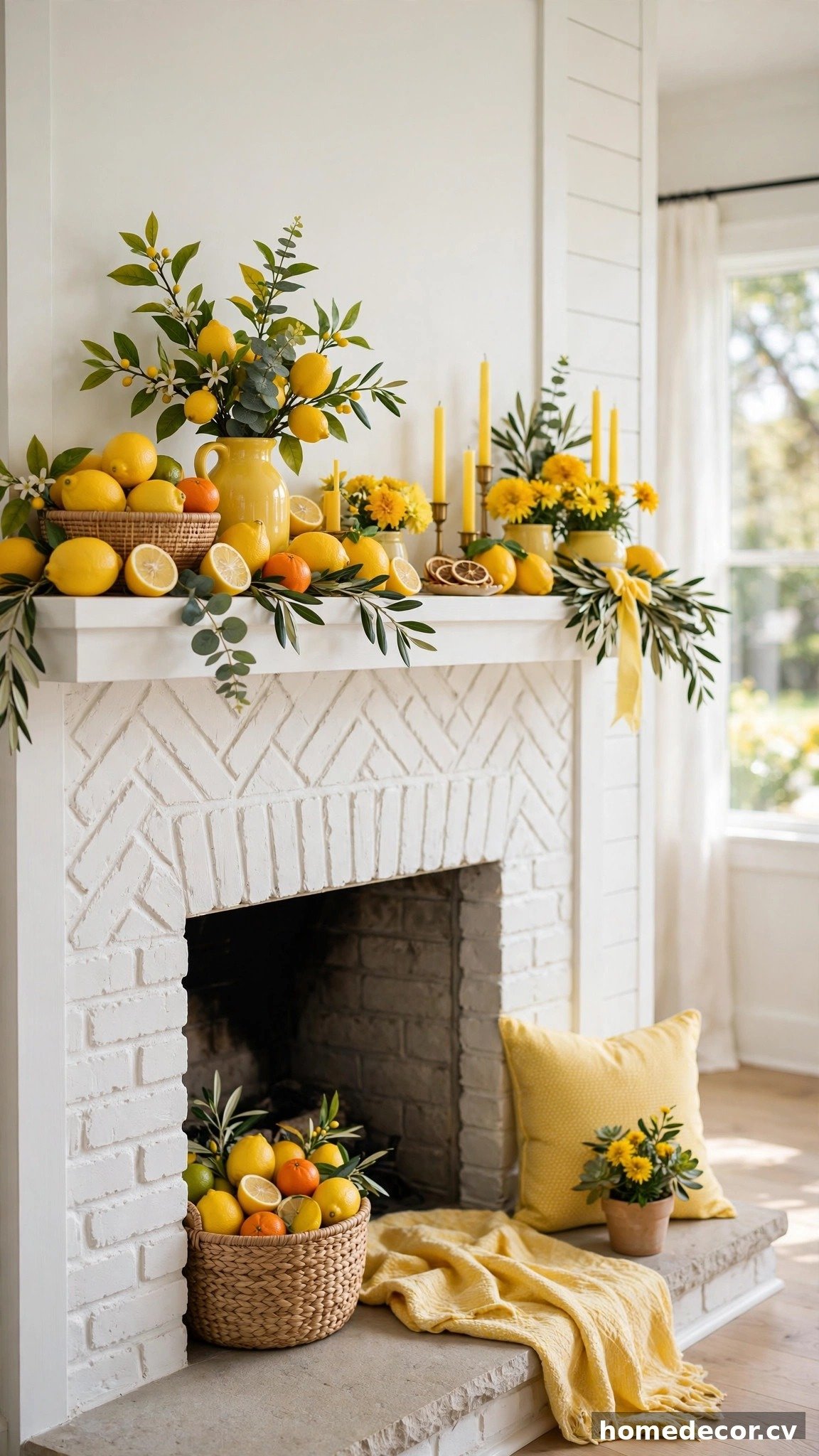 14 Summer Mantel Decor Ideas - Idea 6