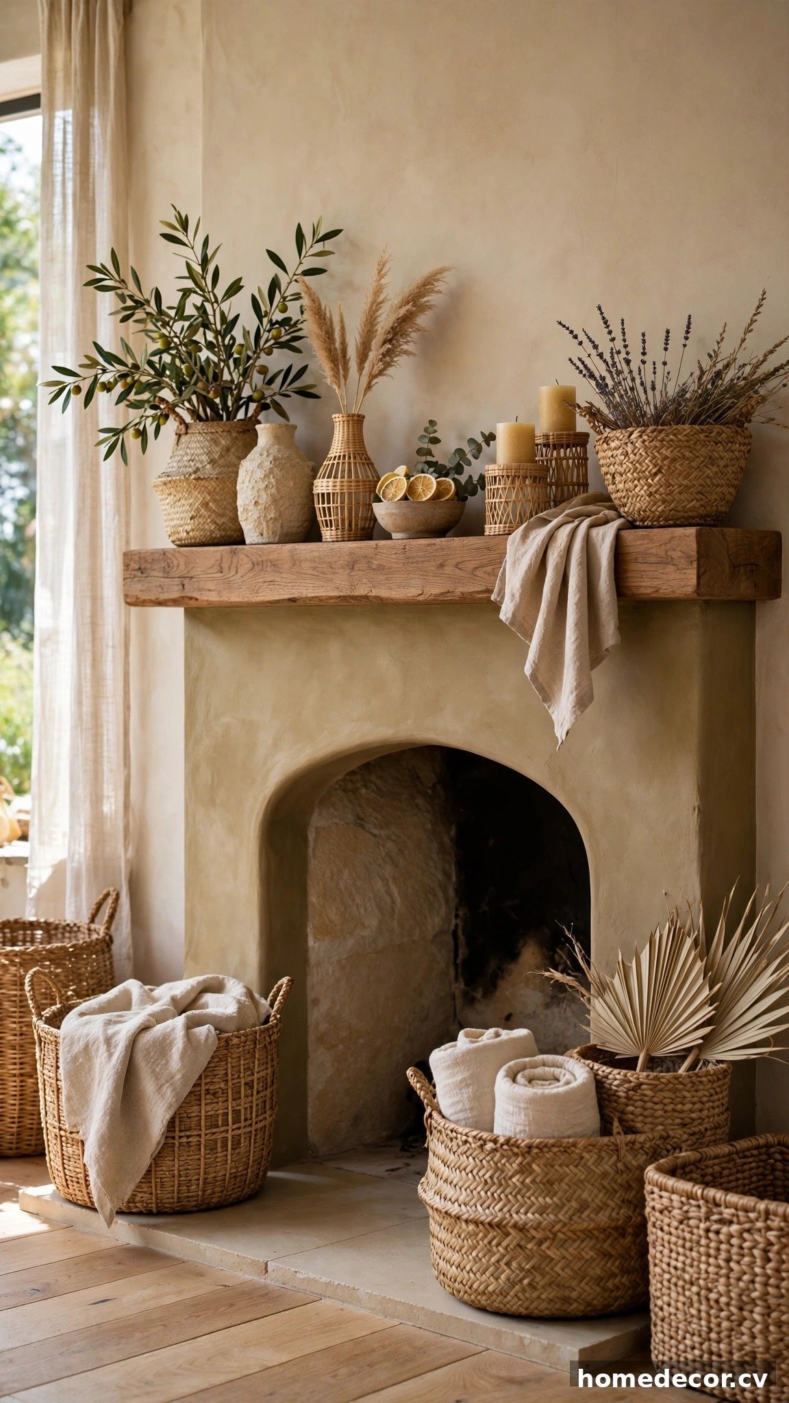 14 Summer Mantel Decor Ideas - Idea 7