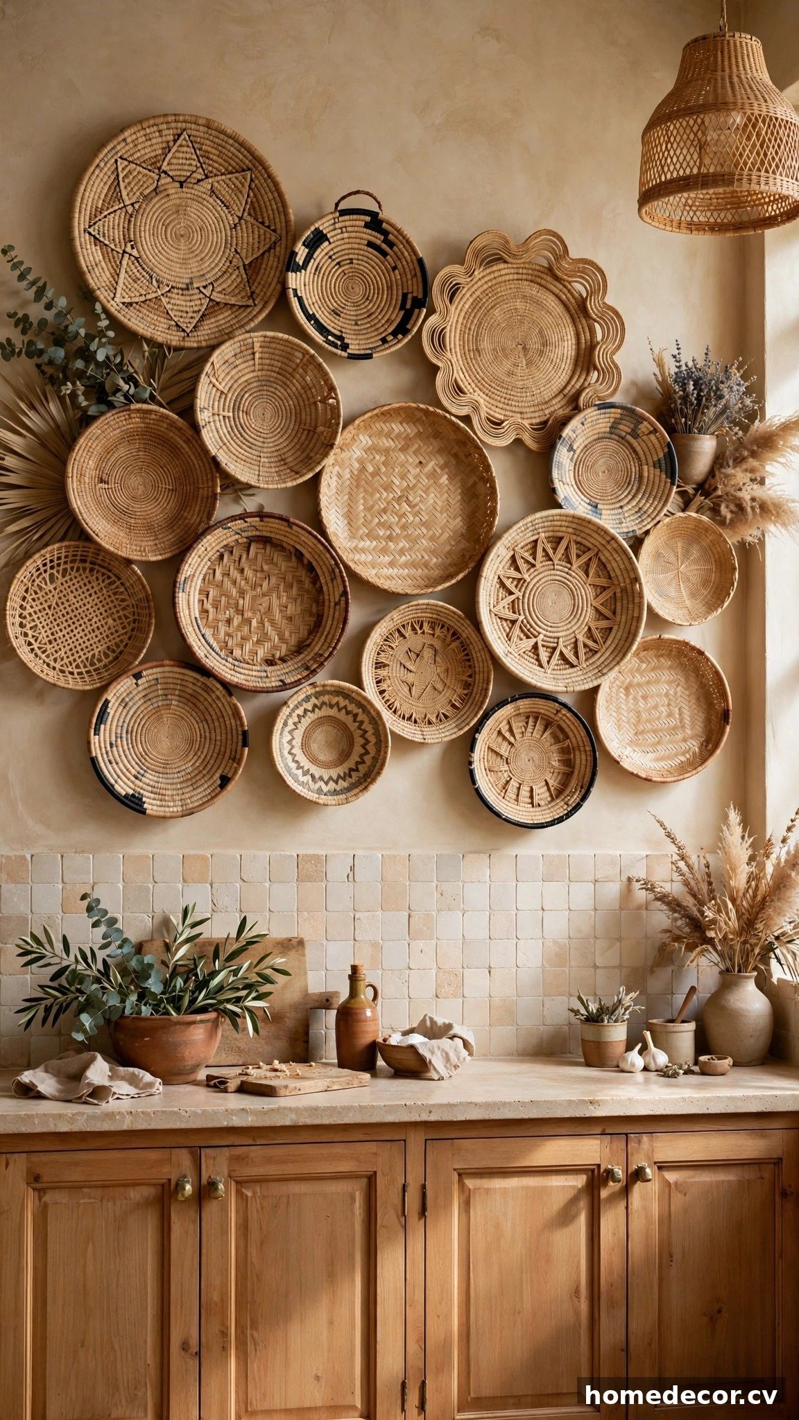 14 Ideas for Decorating Above Kitchen Cabinets - Idea 10