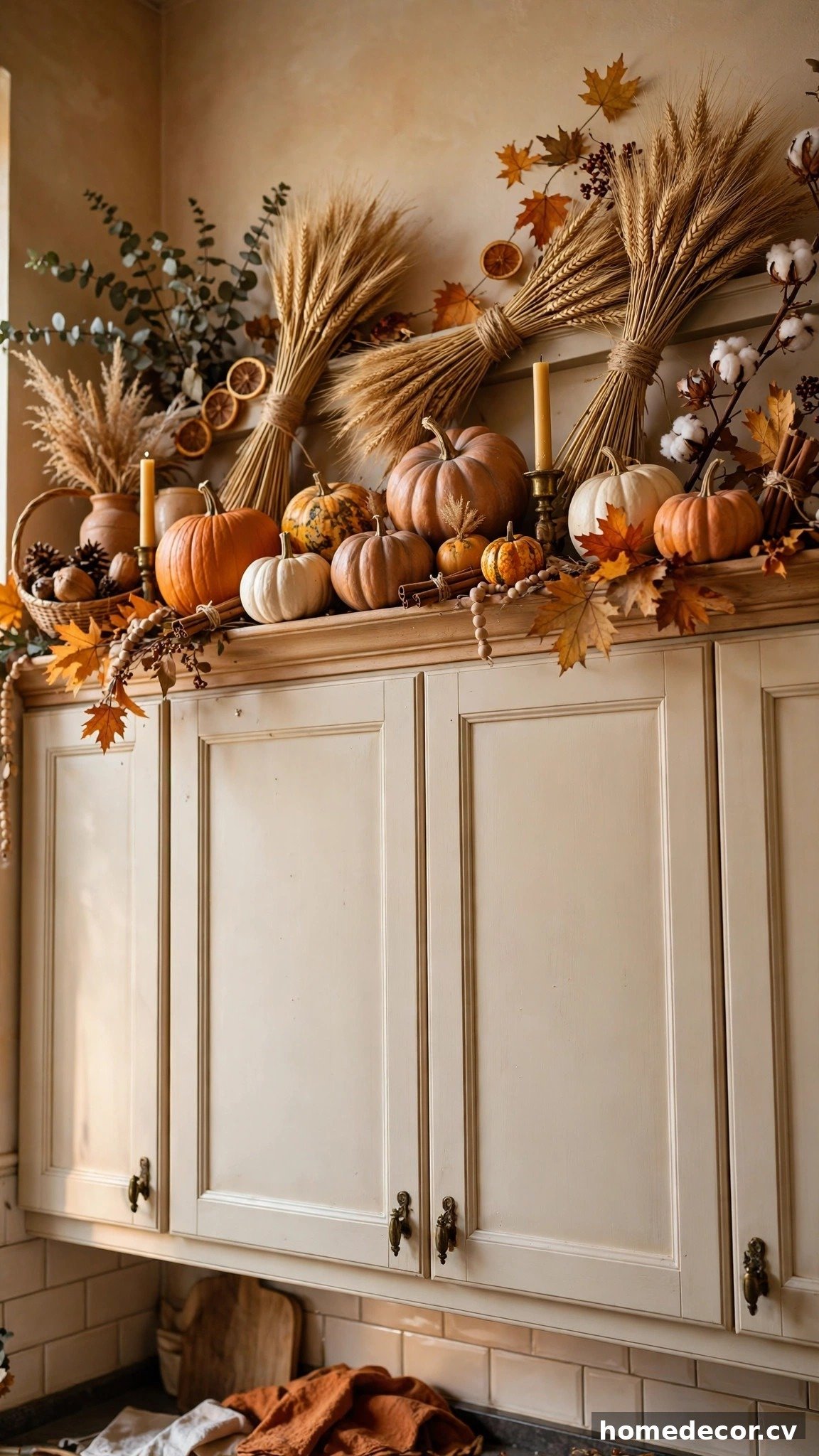 14 Ideas for Decorating Above Kitchen Cabinets - Idea 6