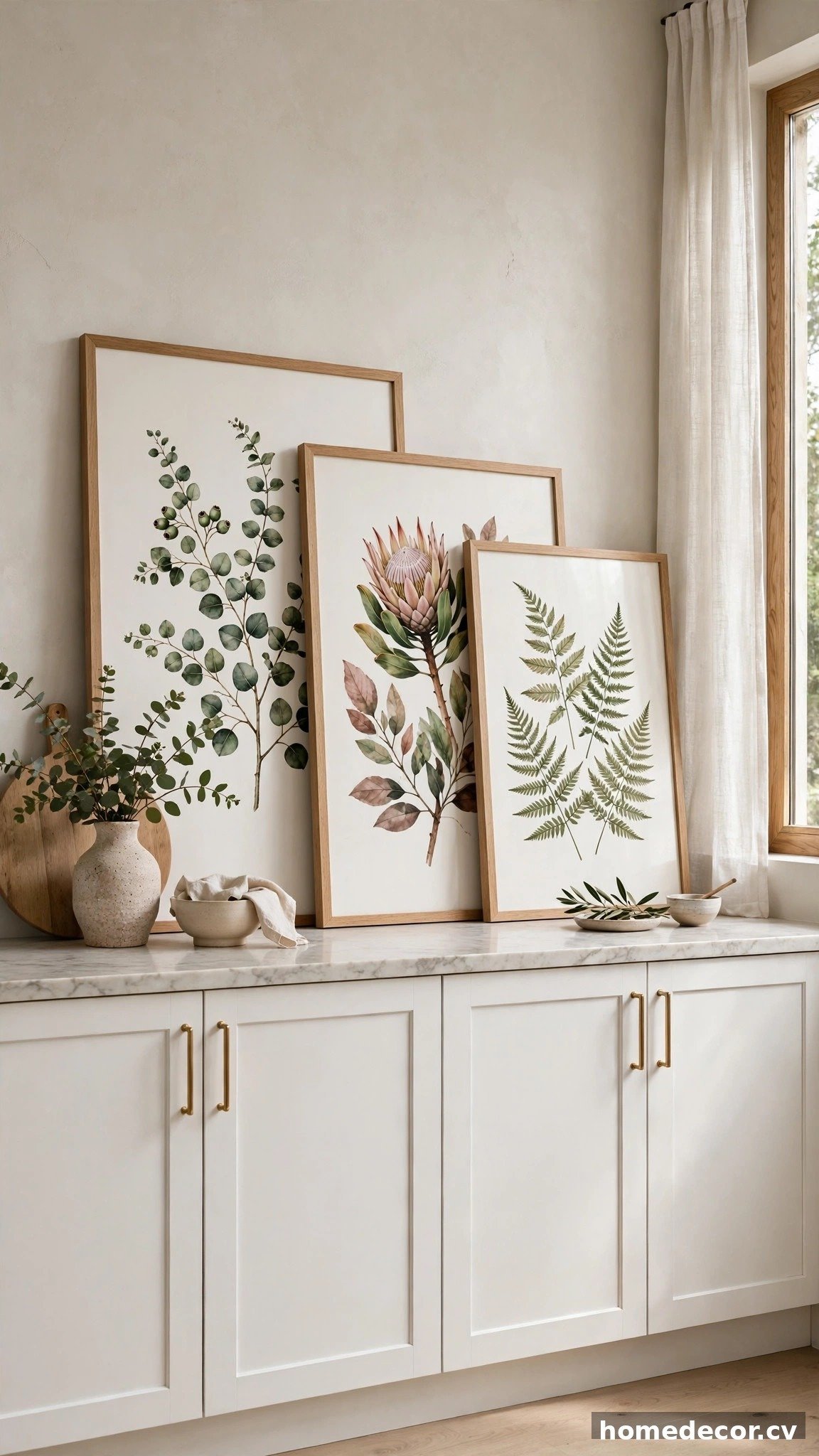 14 Ideas for Decorating Above Kitchen Cabinets - Idea 9