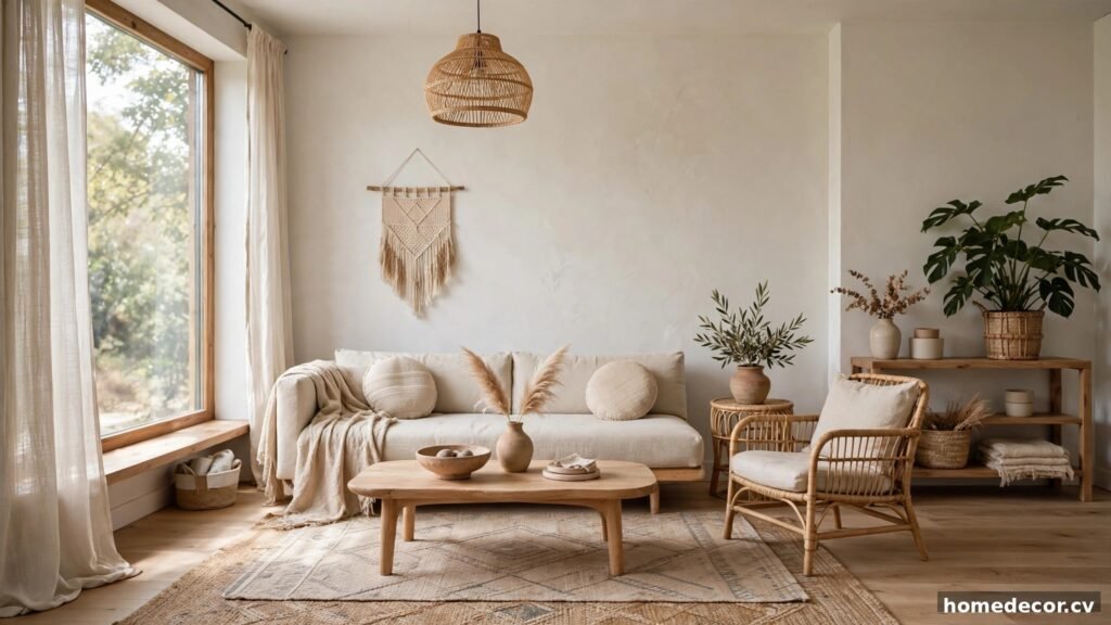 14 Minimalist Bohemian Living Room Ideas