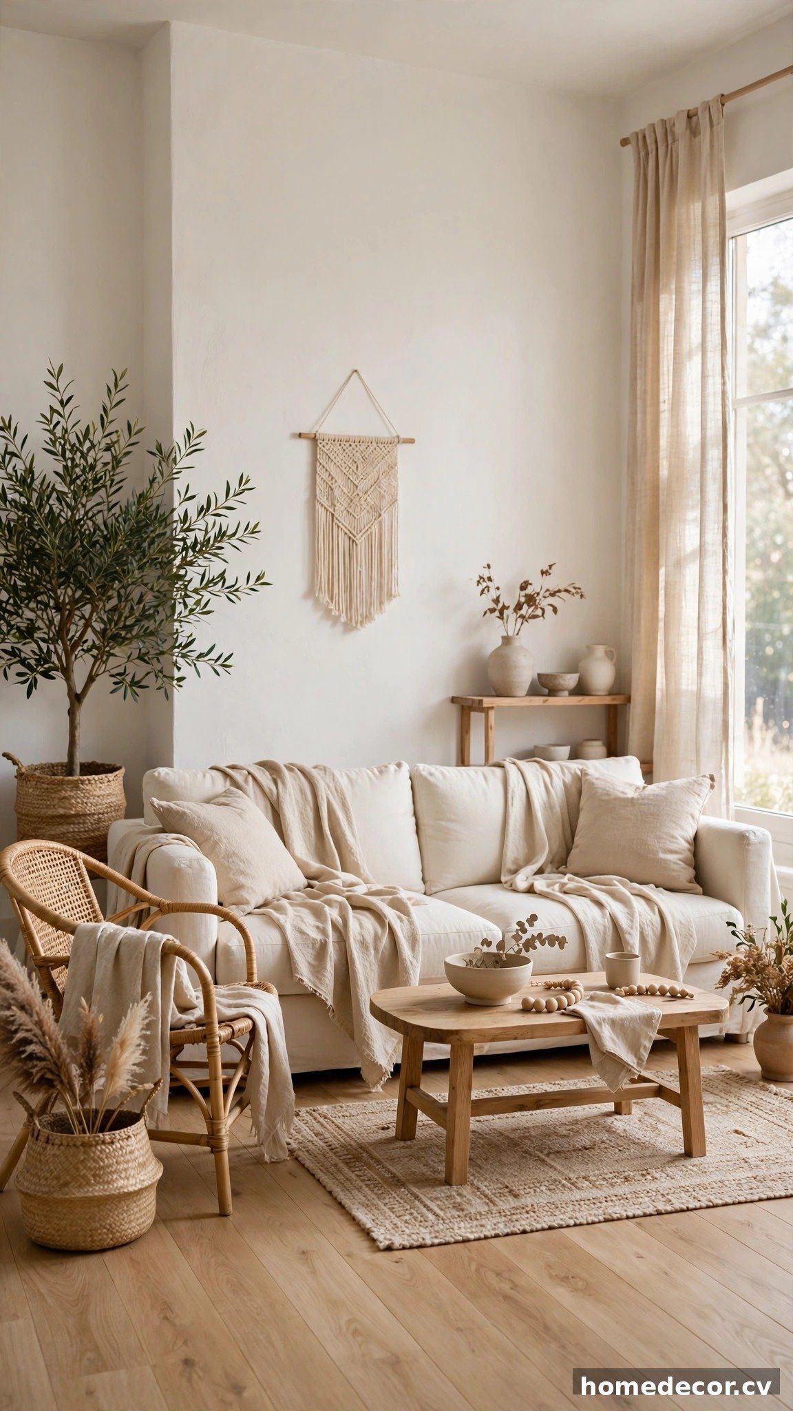 14 Minimalist Bohemian Living Room Ideas - Idea 1