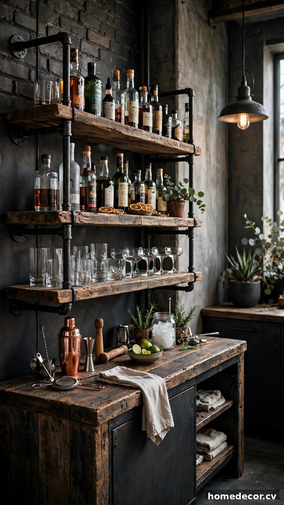 14 DIY Bar Shelf Ideas - Idea 1