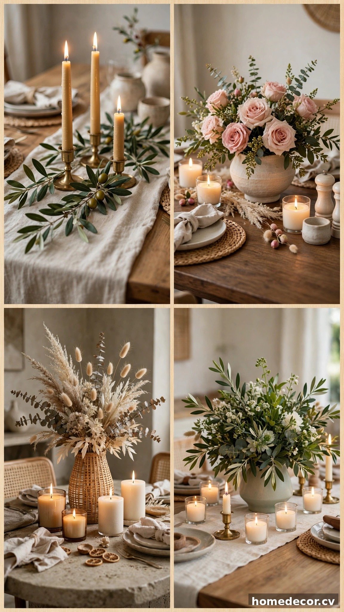 Pinterest pin: 15 Dining Table Decor