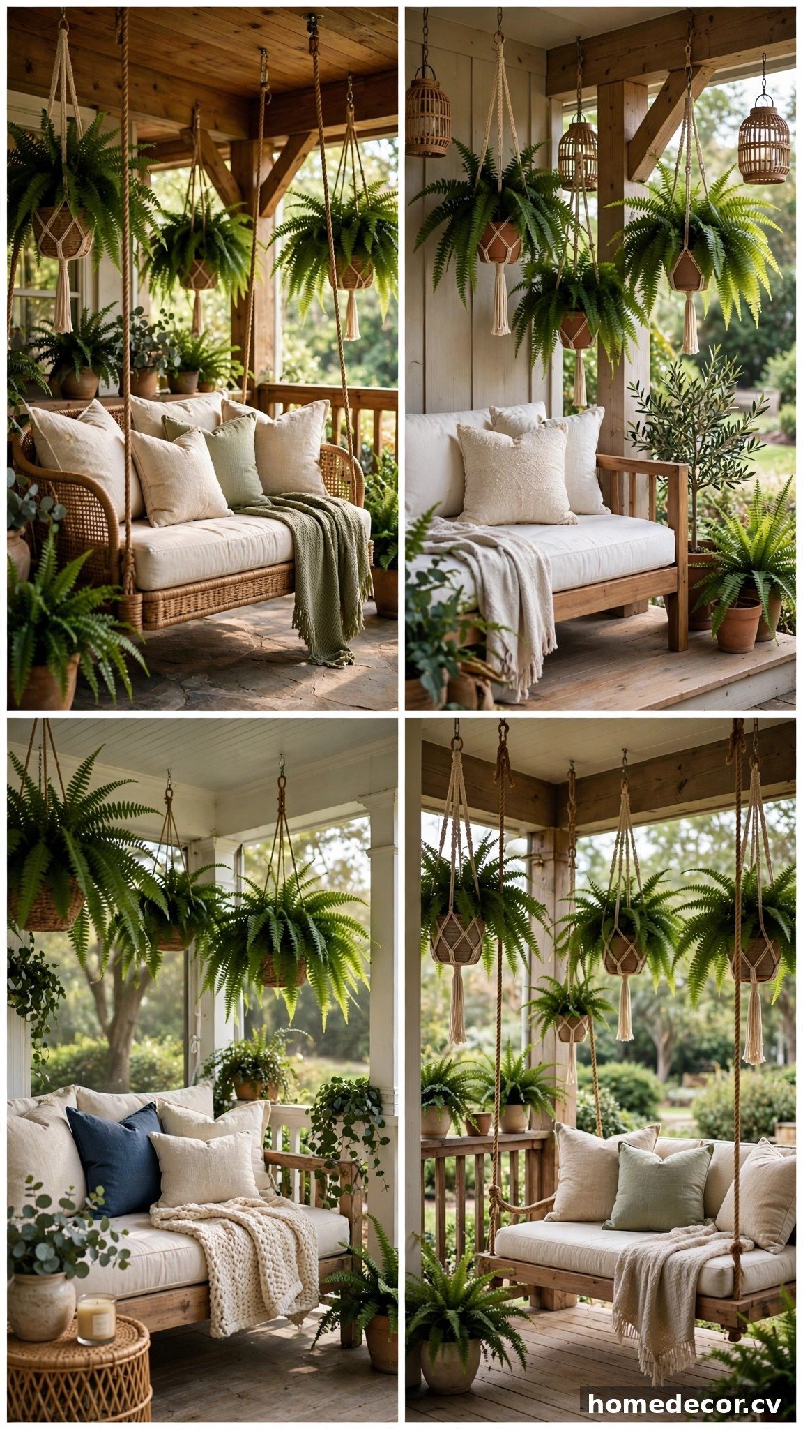 Pinterest pin: 14 Covered Porch Ideas