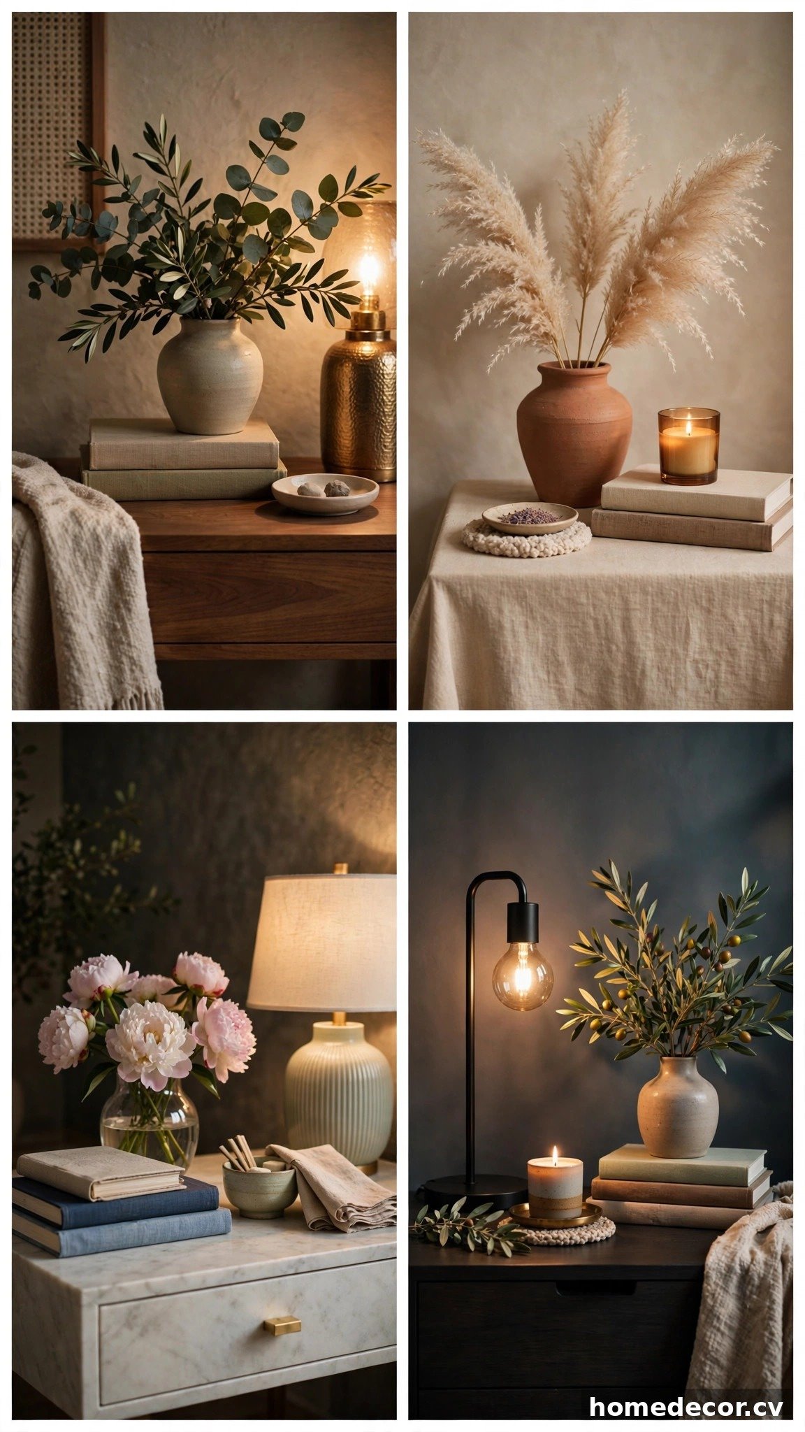 Pinterest pin: 14 Nightstand Decor Ideas