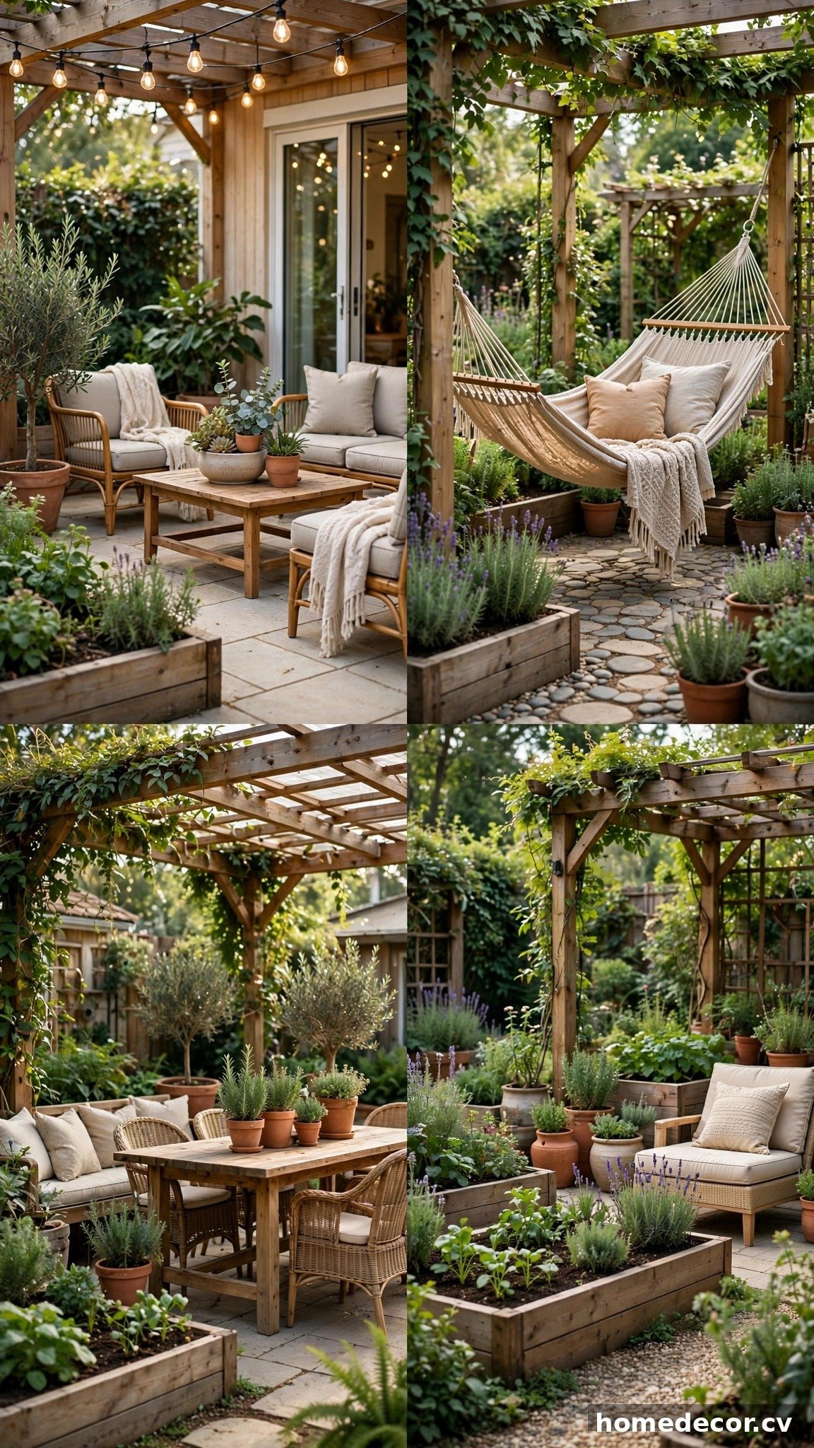 Pinterest pin: 14 Back Porch Ideas