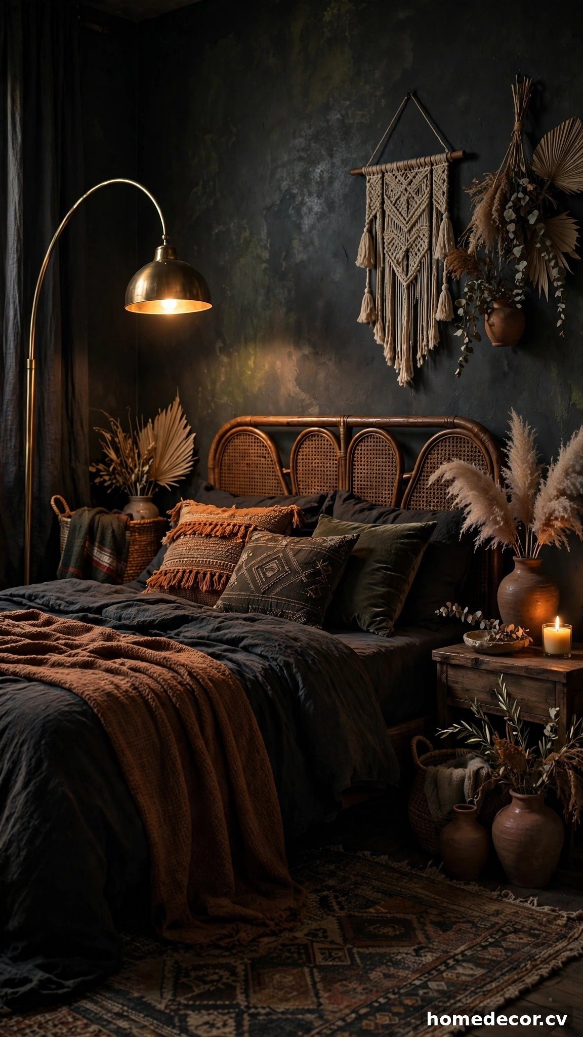 14 Dark Boho Bedroom Ideas - Idea 10