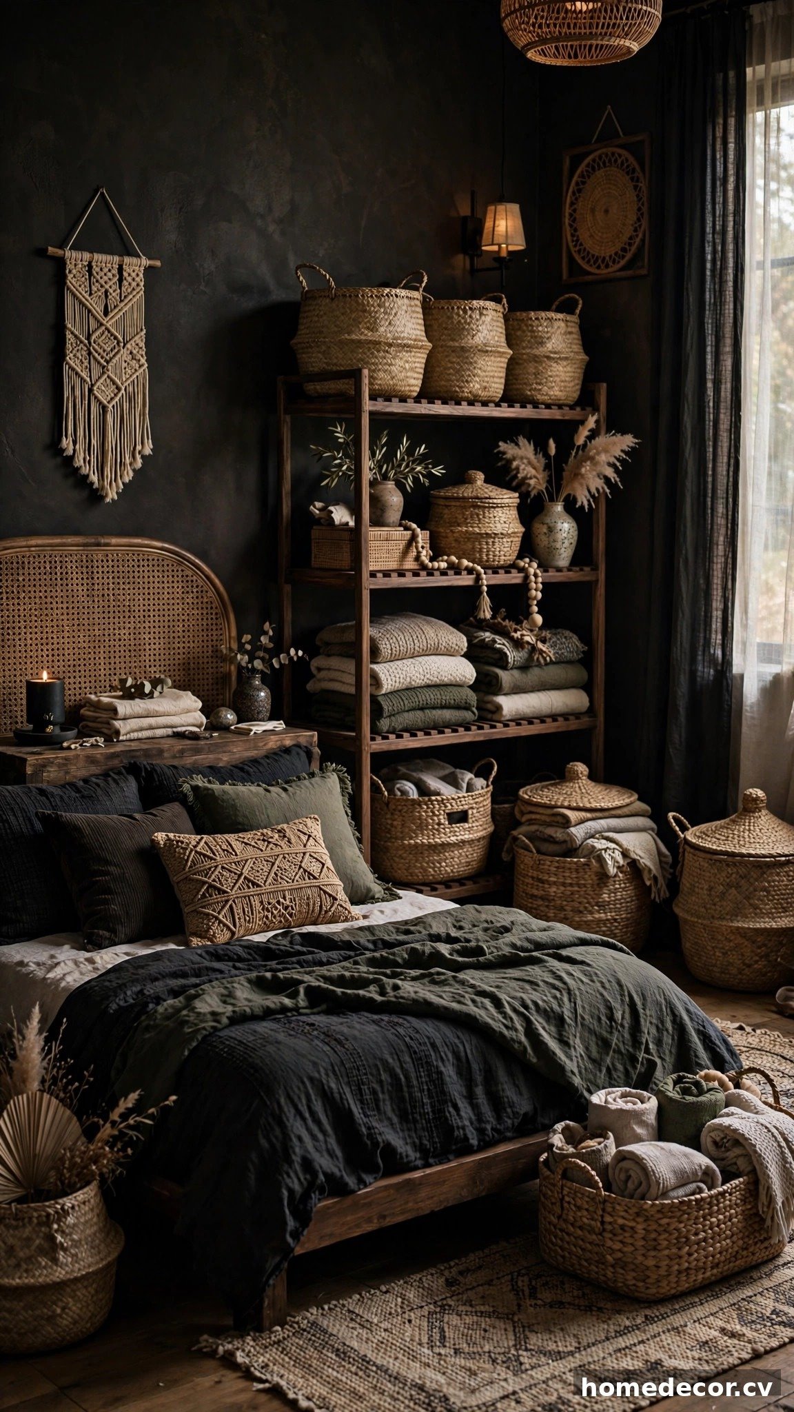 14 Dark Boho Bedroom Ideas - Idea 13
