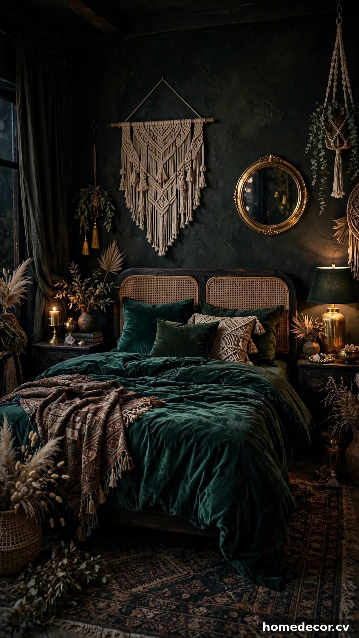 14 Dark Boho Bedroom Ideas - Idea 3