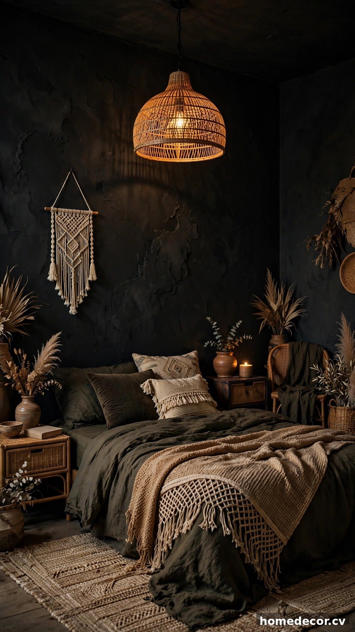 14 Dark Boho Bedroom Ideas - Idea 4