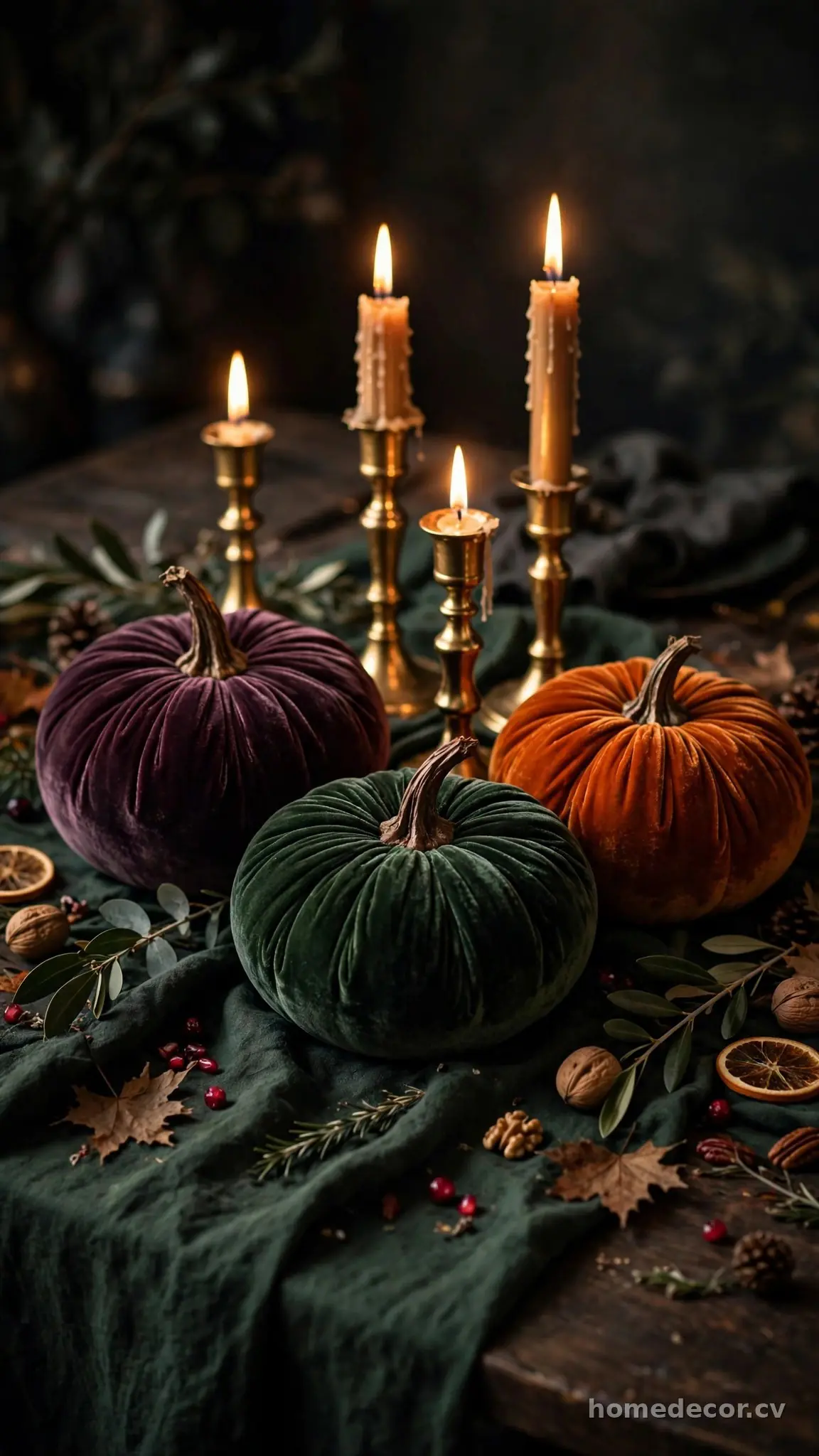 Velvet Pumpkin Elegance